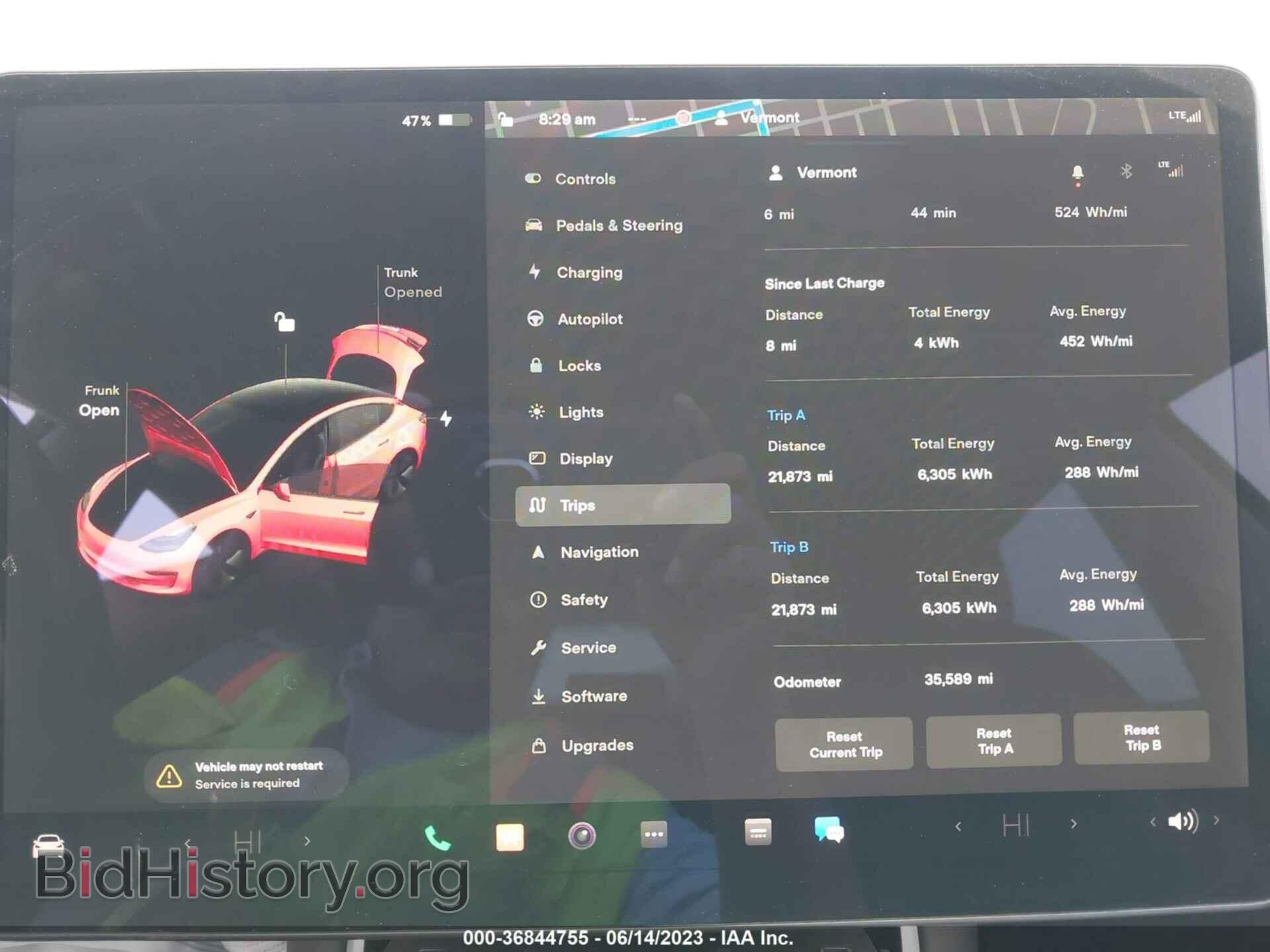 2019 TESLA MODEL 3 - VIN: 5YJ3E1EA3KF503967 - Фото 7