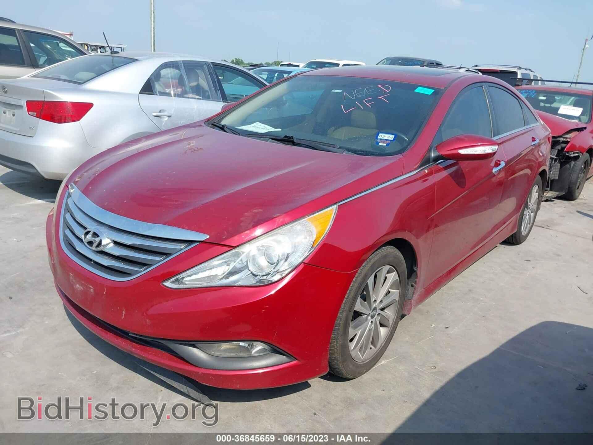 2014 HYUNDAI SONATA - VIN: 5NPEC4AC2EH828686 - Фото 2