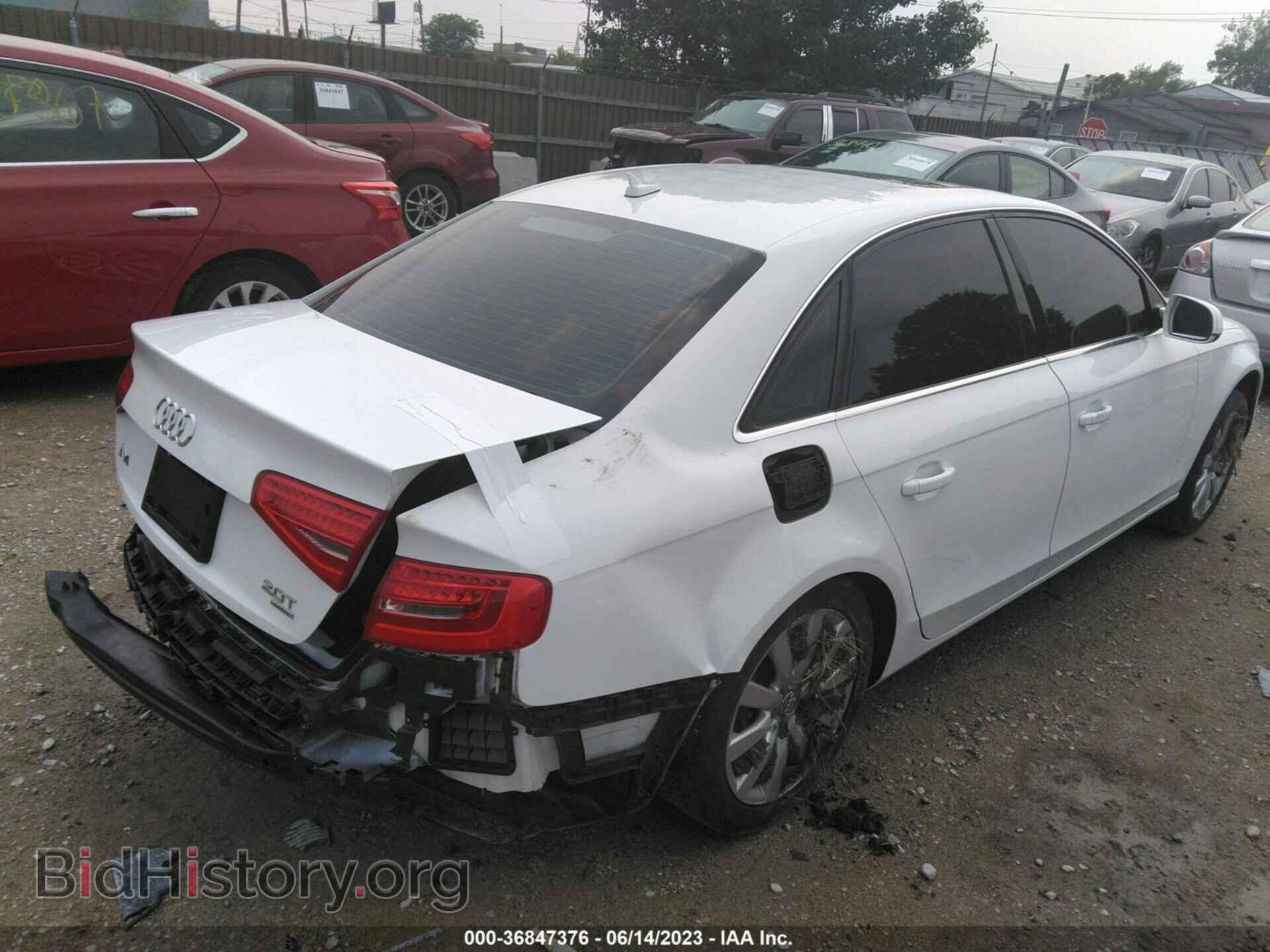 2013 AUDI A4 - VIN: WAUBFAFL2DN031870 - Фото 4
