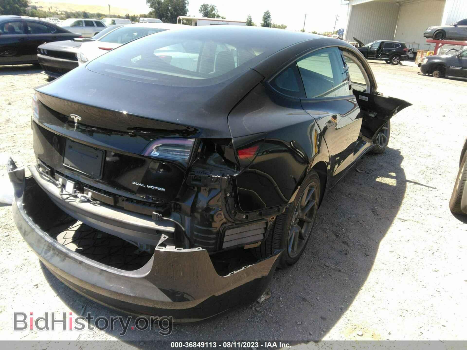 2022 TESLA MODEL 3 - VIN: 5YJ3E1EB4NF366003 - Фото 4