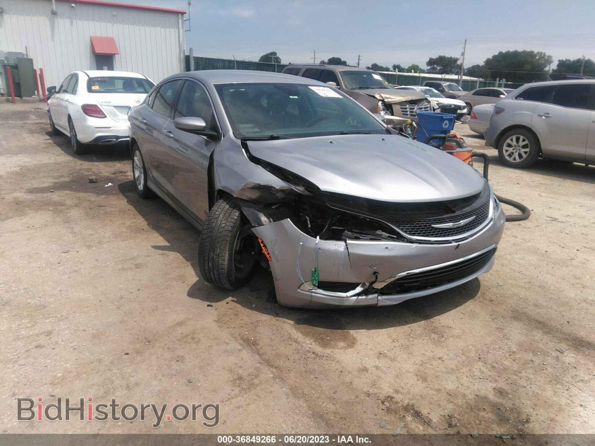 Фотография 1C3CCCAB7FN668402 - CHRYSLER 200 2015
