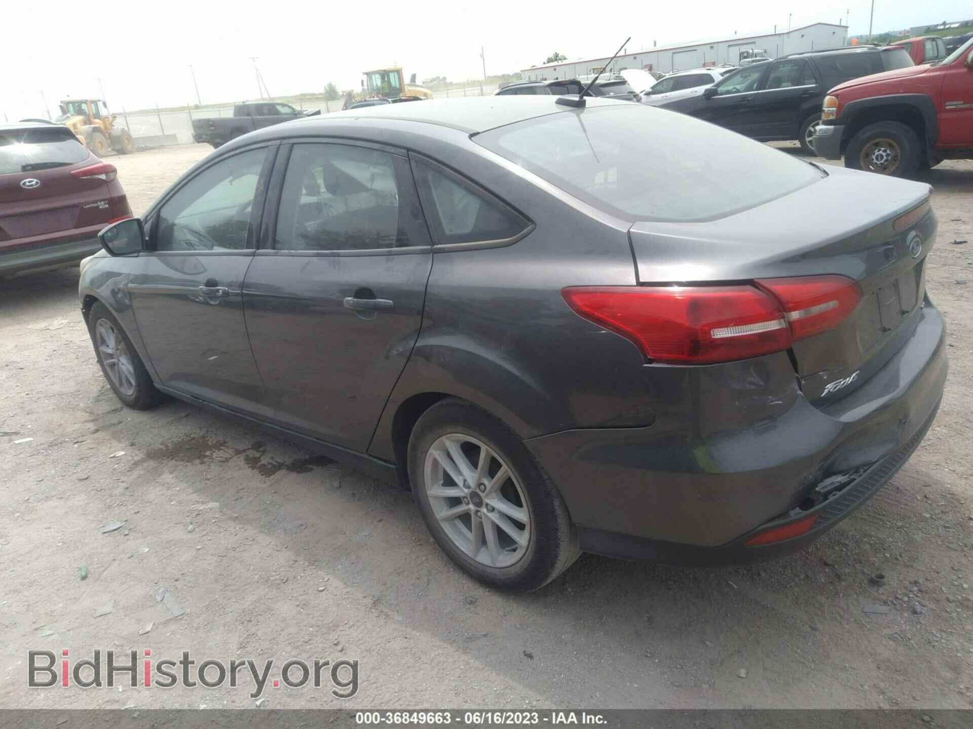 2018 FORD FOCUS - VIN: 1FADP3F21JL269623 - Фото 3