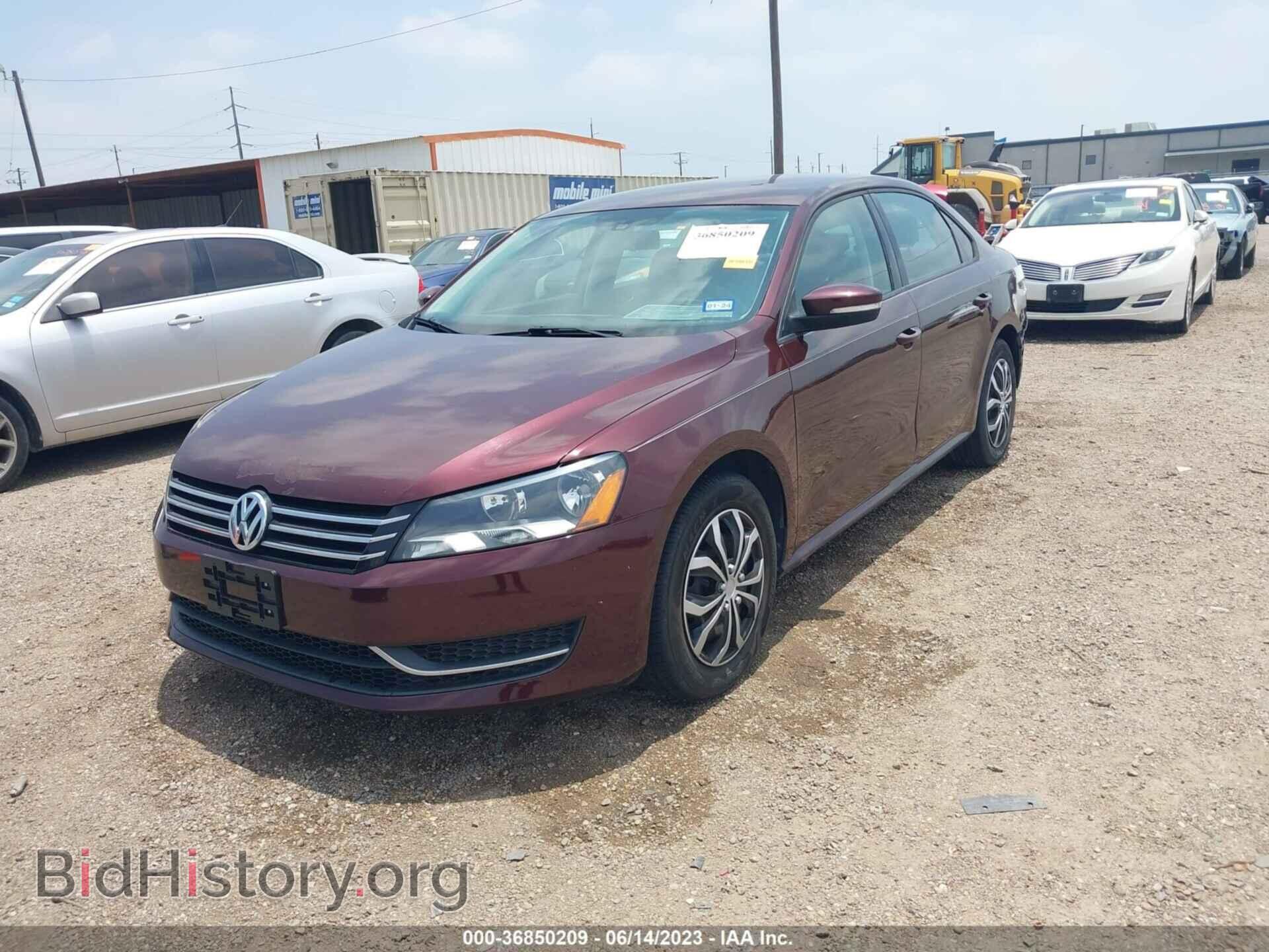 2014 VOLKSWAGEN PASSAT - VIN: 1VWAH7A37EC008064 - Фото 2