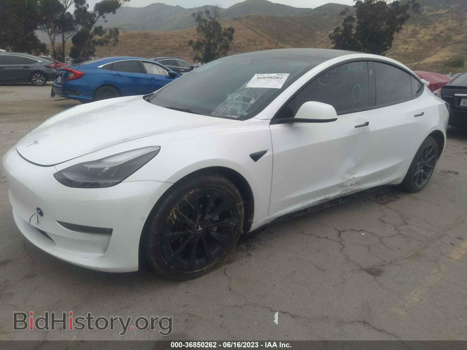 2022 TESLA MODEL 3 - VIN: 5YJ3E1EB7NF211509 - Photo 2