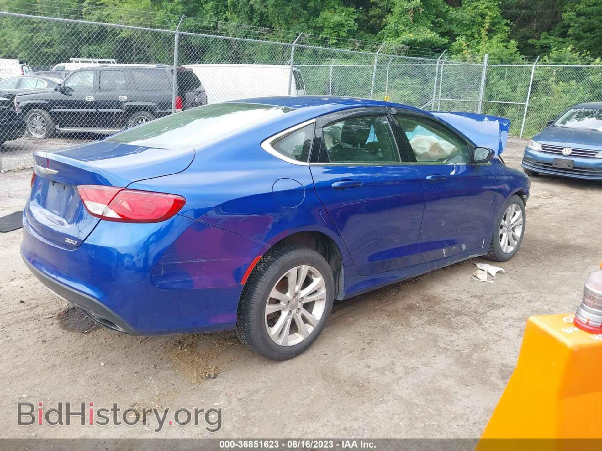 2016 CHRYSLER 200 - VIN: 1C3CCCAG6GN148477 - Фото 4