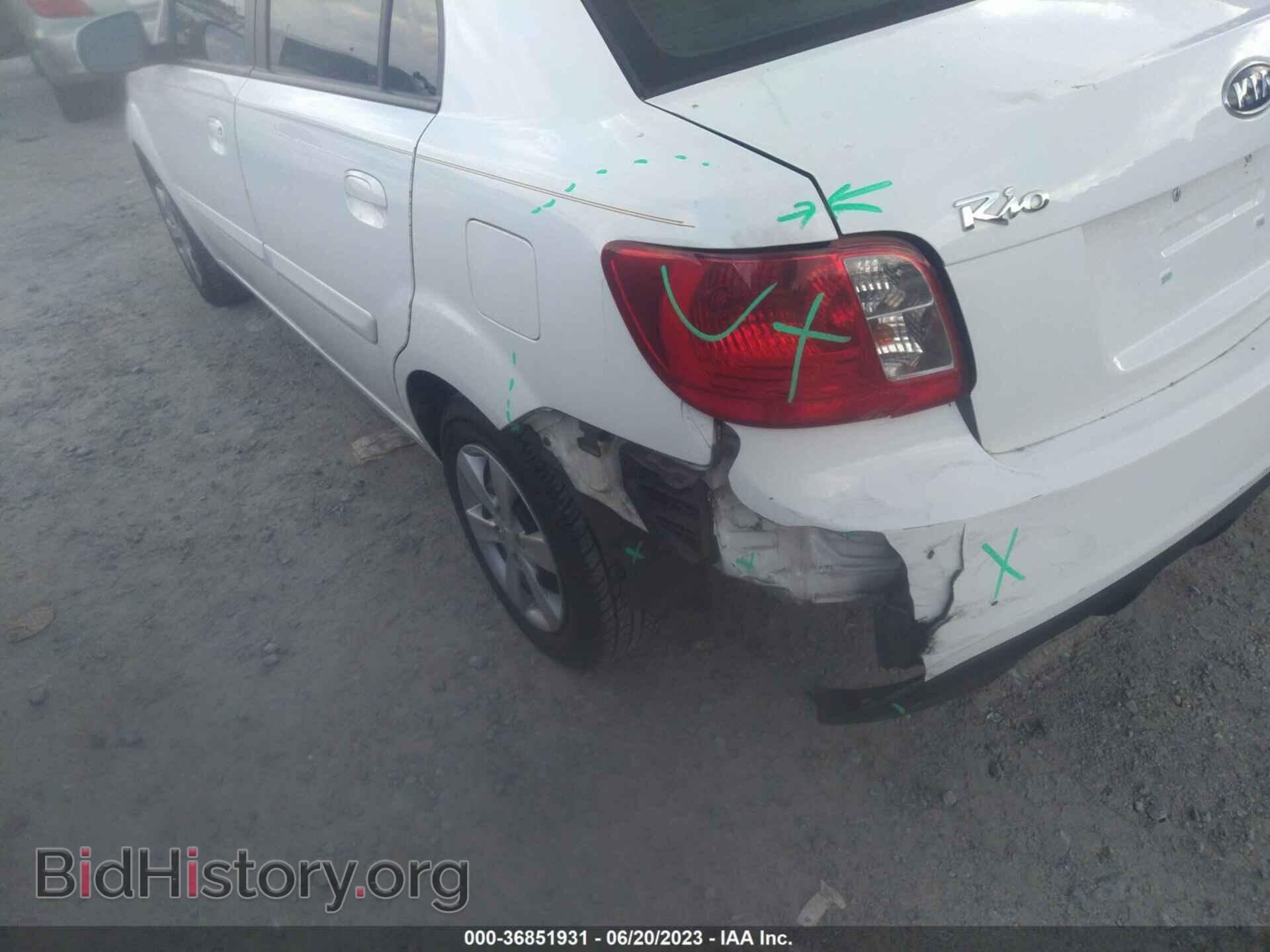2011 KIA RIO - VIN: KNADH4A33B6714504 - Фото 6
