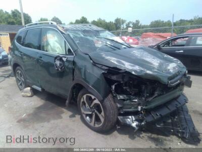 2023 Subaru FORESTER Touring, green — VIN JF2SKARC6PH453638, IAAI