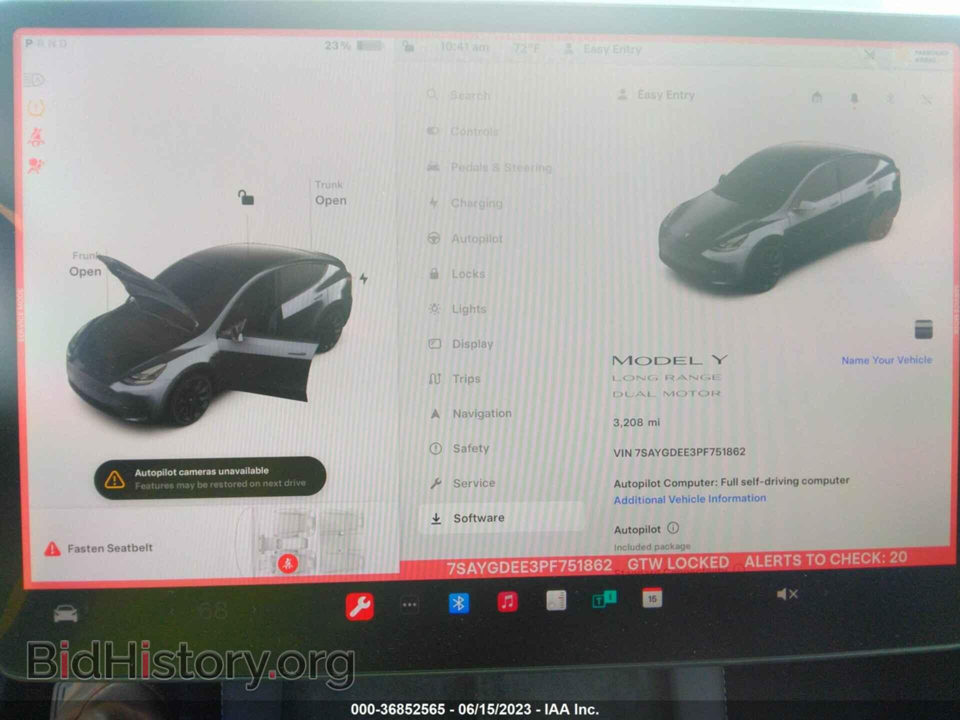 2023 TESLA MODEL Y - VIN: 7SAYGDEE3PF751862 - Photo 7