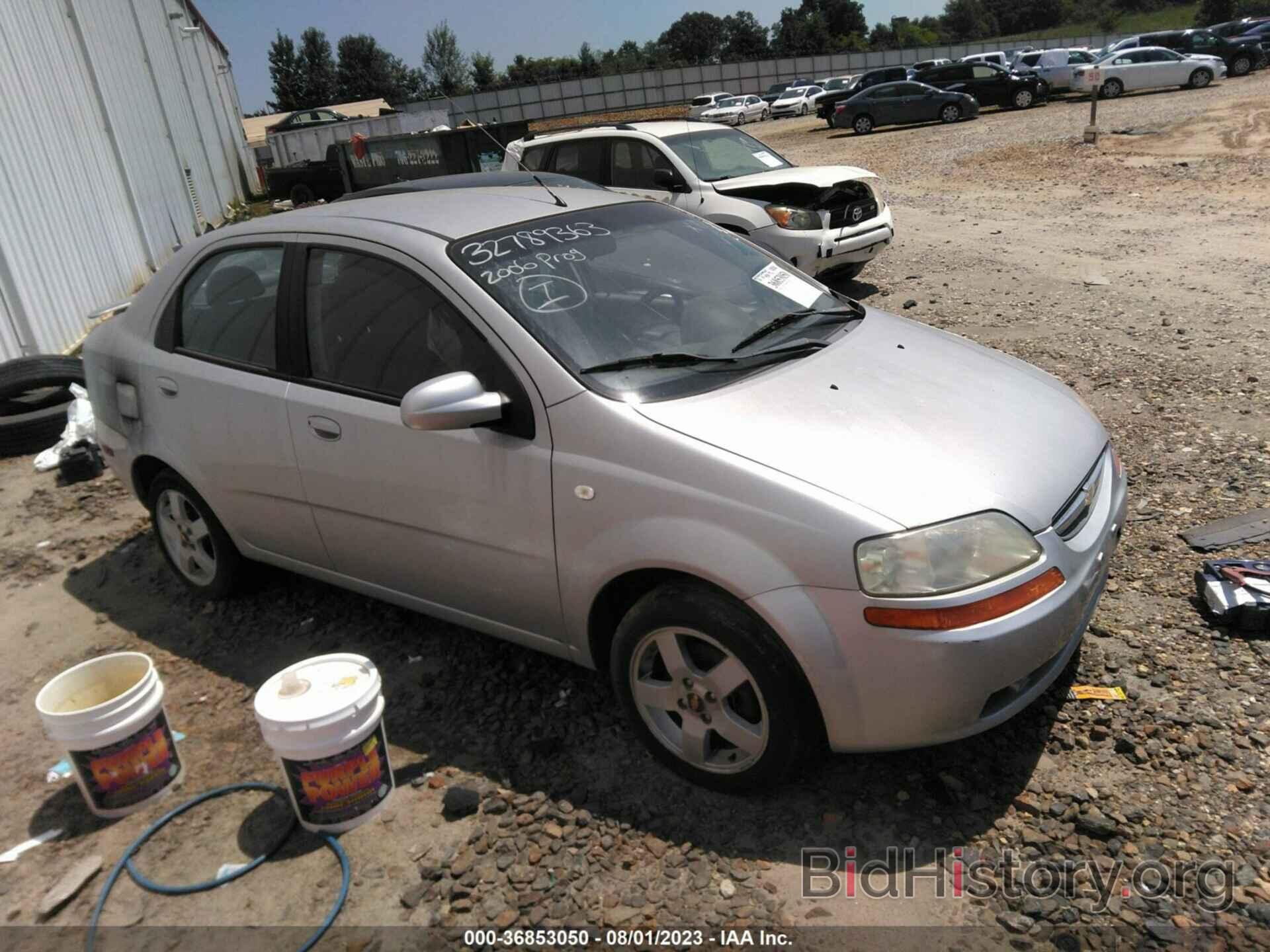 Photo KL1TG56676B551256 - CHEVROLET AVEO 2006