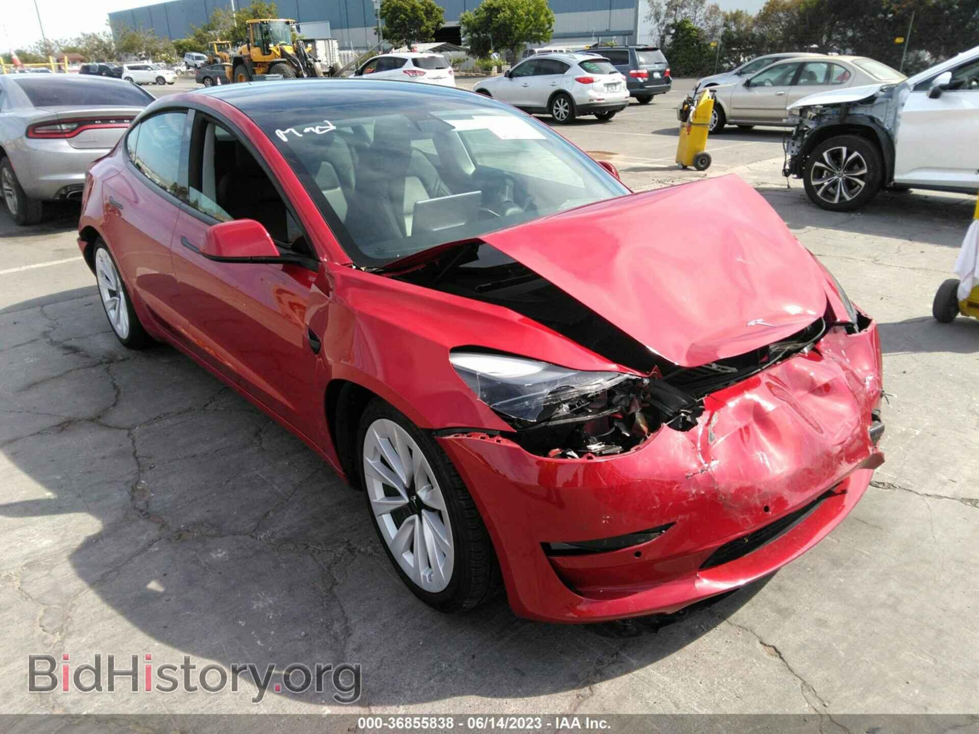 Photo 5YJ3E1EB5MF927405 - TESLA MODEL 3 2021