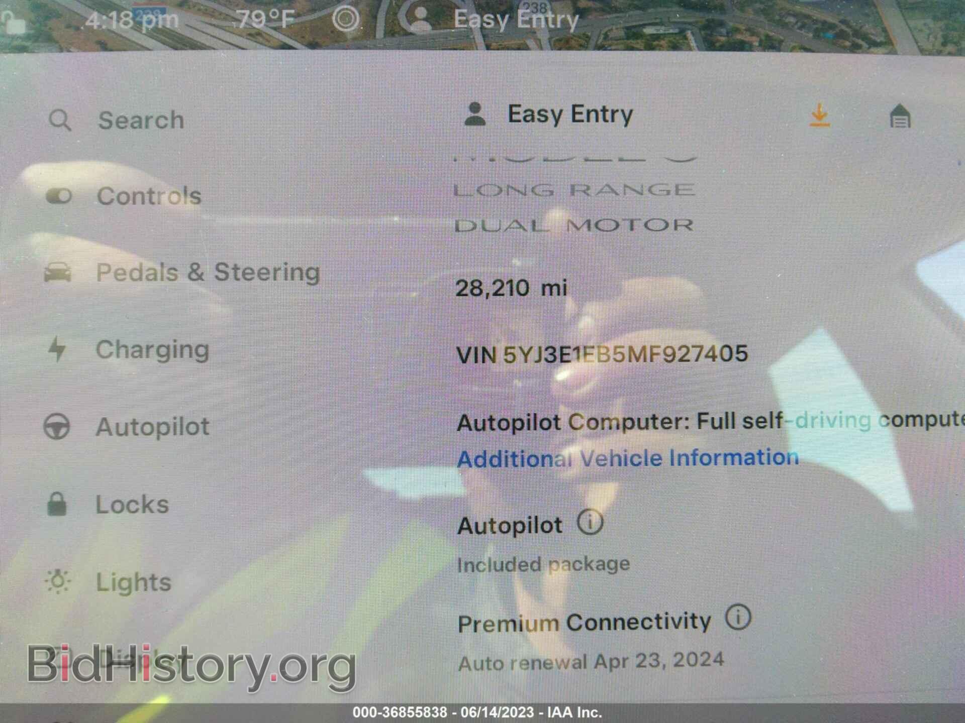 2021 TESLA MODEL 3 - VIN: 5YJ3E1EB5MF927405 - Photo 7
