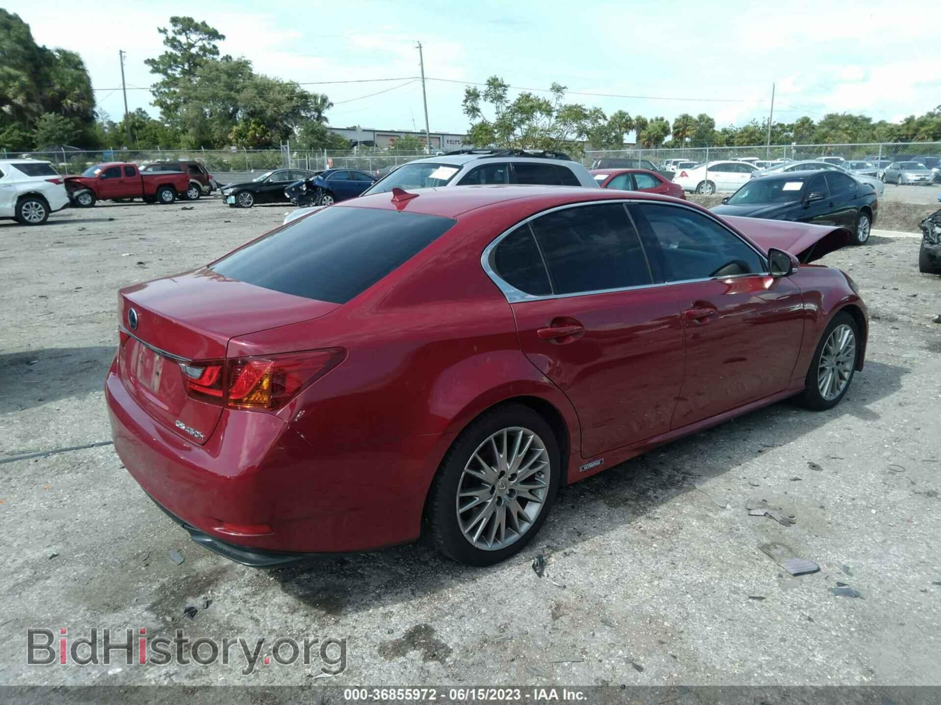 2014 LEXUS GS 450H - VIN: JTHBS1BL4E5006523 - Фото 4