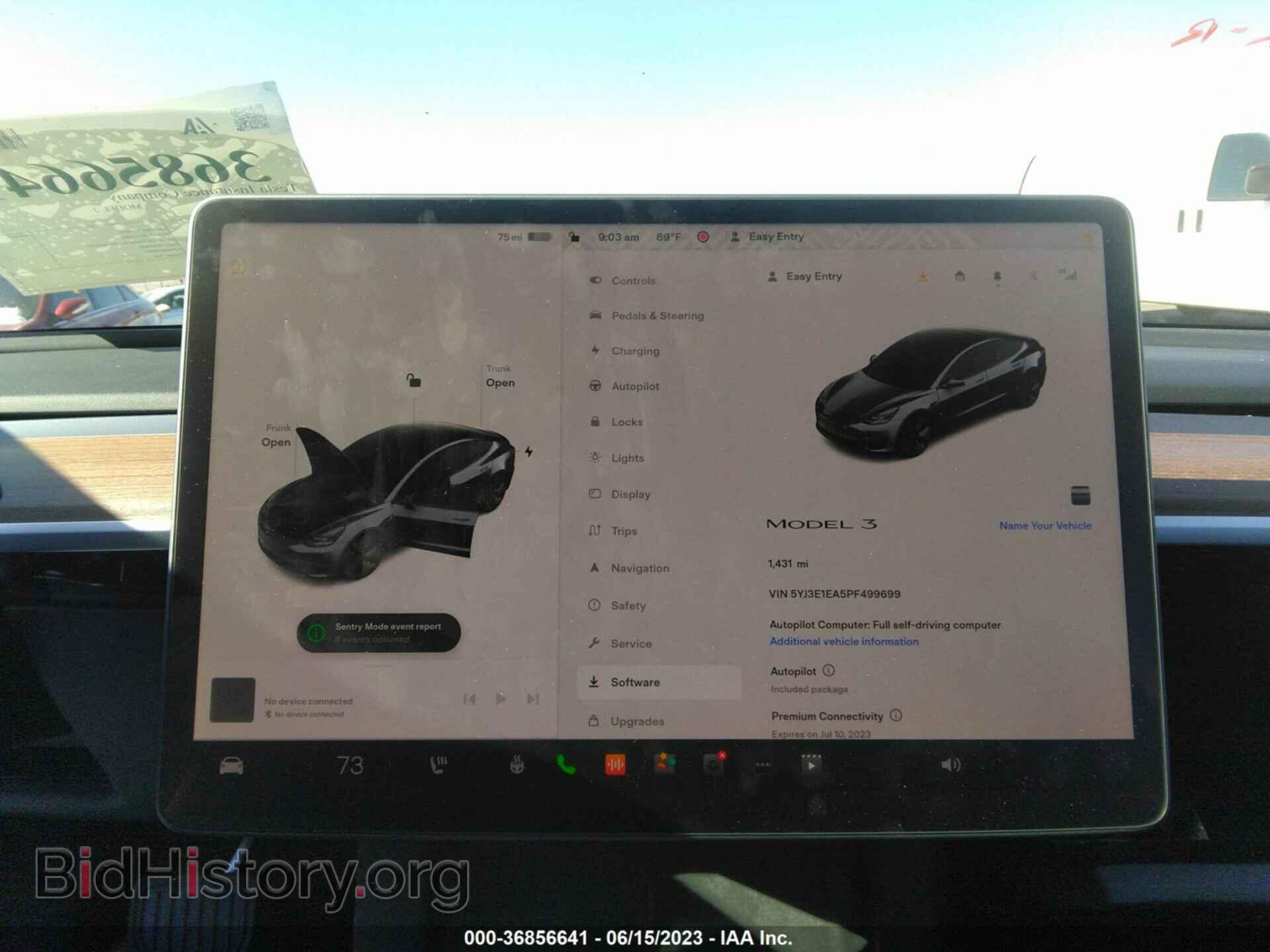 2023 TESLA MODEL 3 - VIN: 5YJ3E1EA5PF499699 - Photo 7