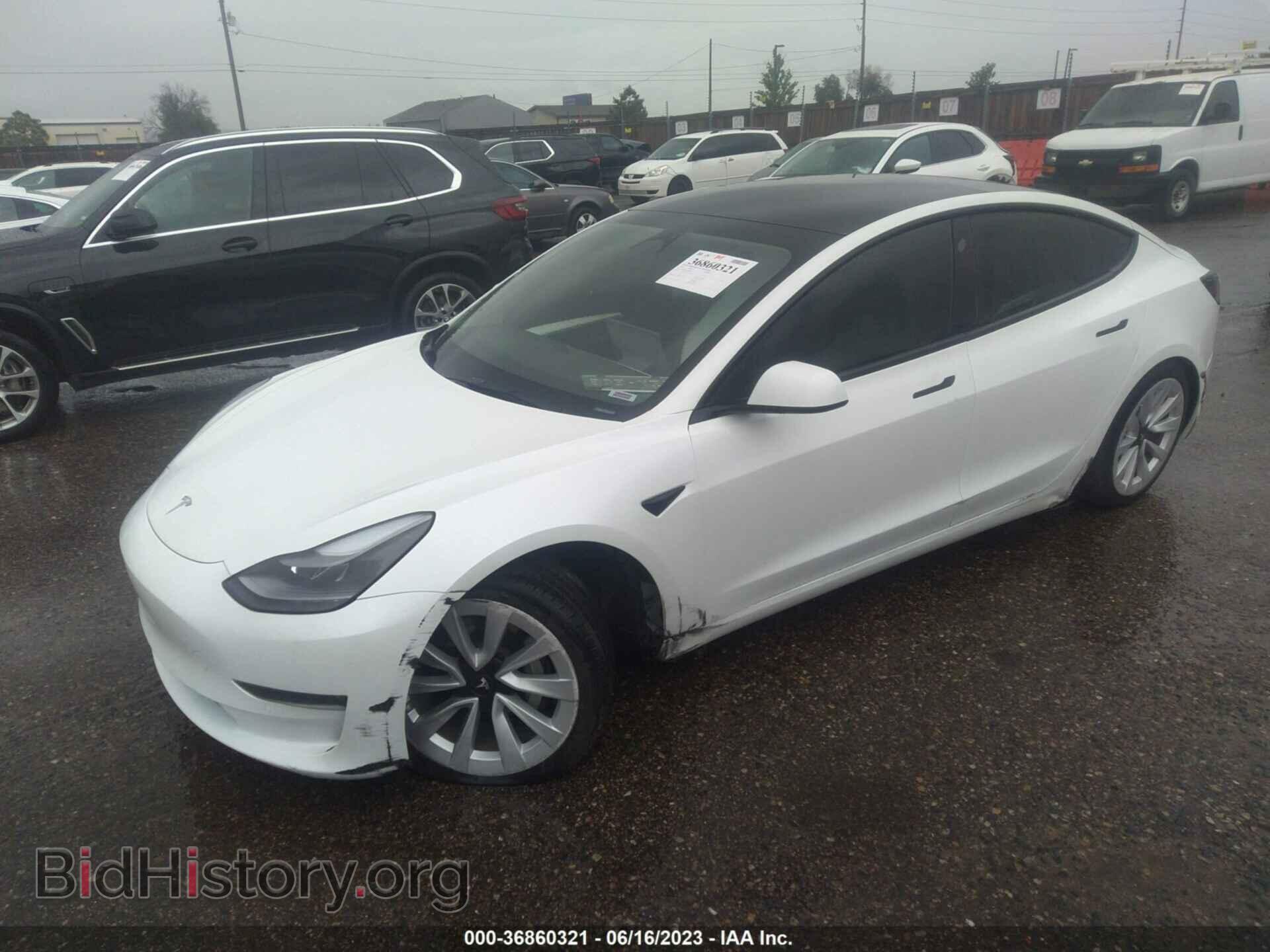2022 TESLA MODEL 3 - VIN: 5YJ3E1EB7NF266848 - Photo 2