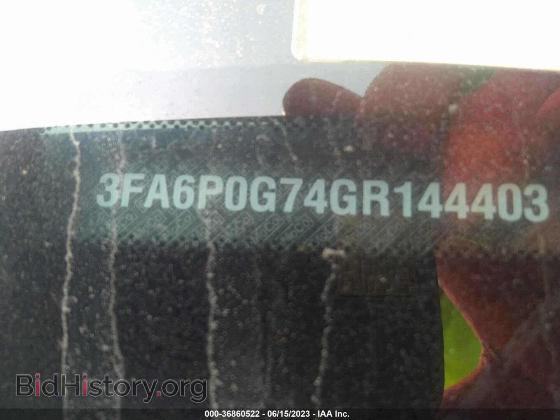 2016 FORD FUSION - VIN: 3FA6P0G74GR144403 - Фото 9
