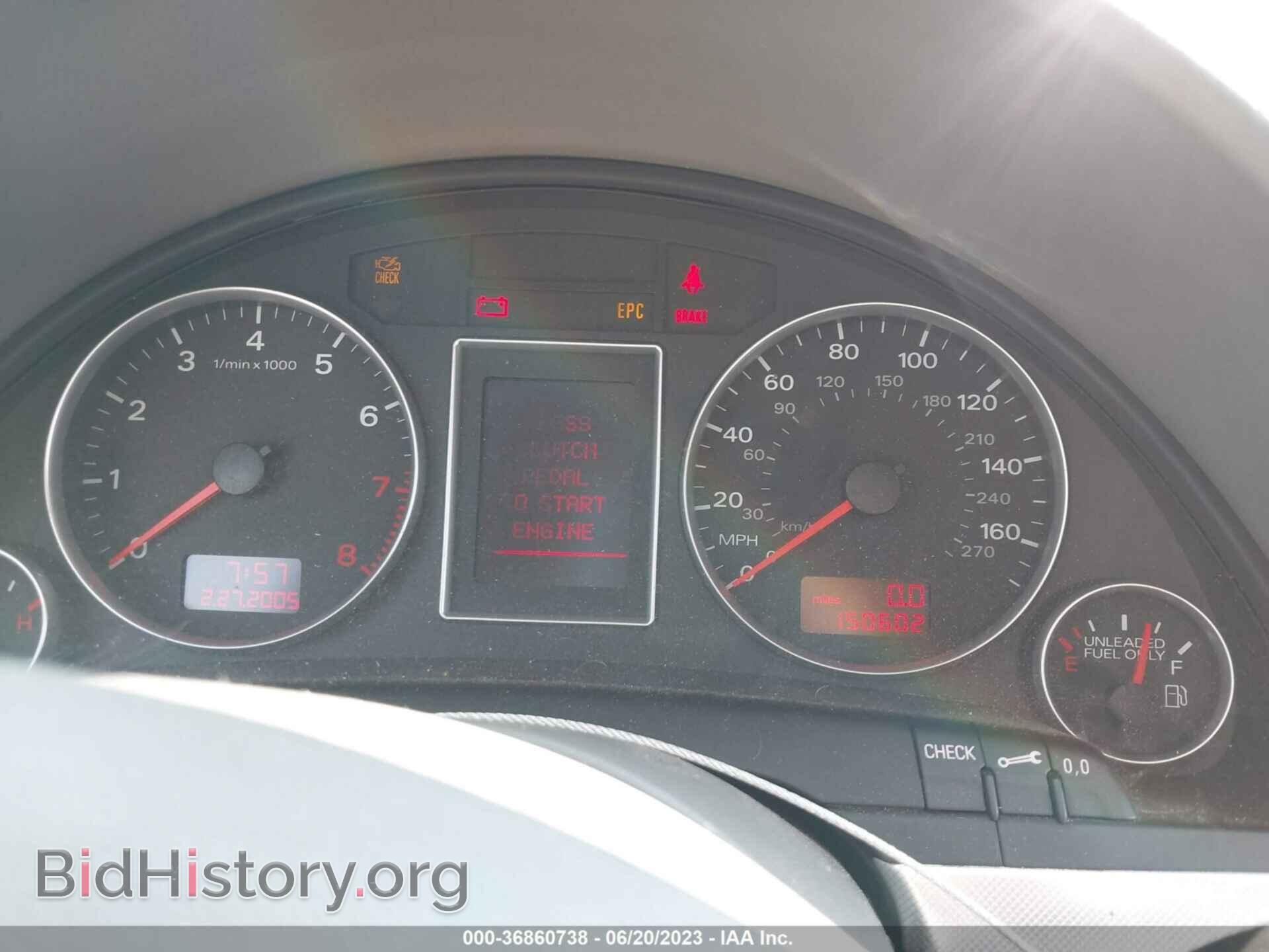 2006 AUDI A4 - VIN: WAUDF78E86A225405 - Фото 7