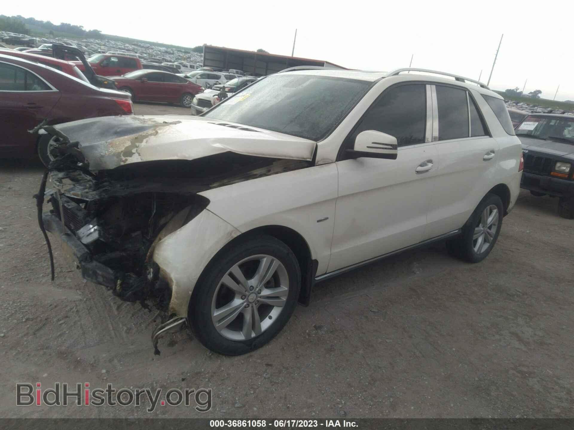 2012 MERCEDES-BENZ M-CLASS - VIN: 4JGDA2EB1CA028002 - Фото 2