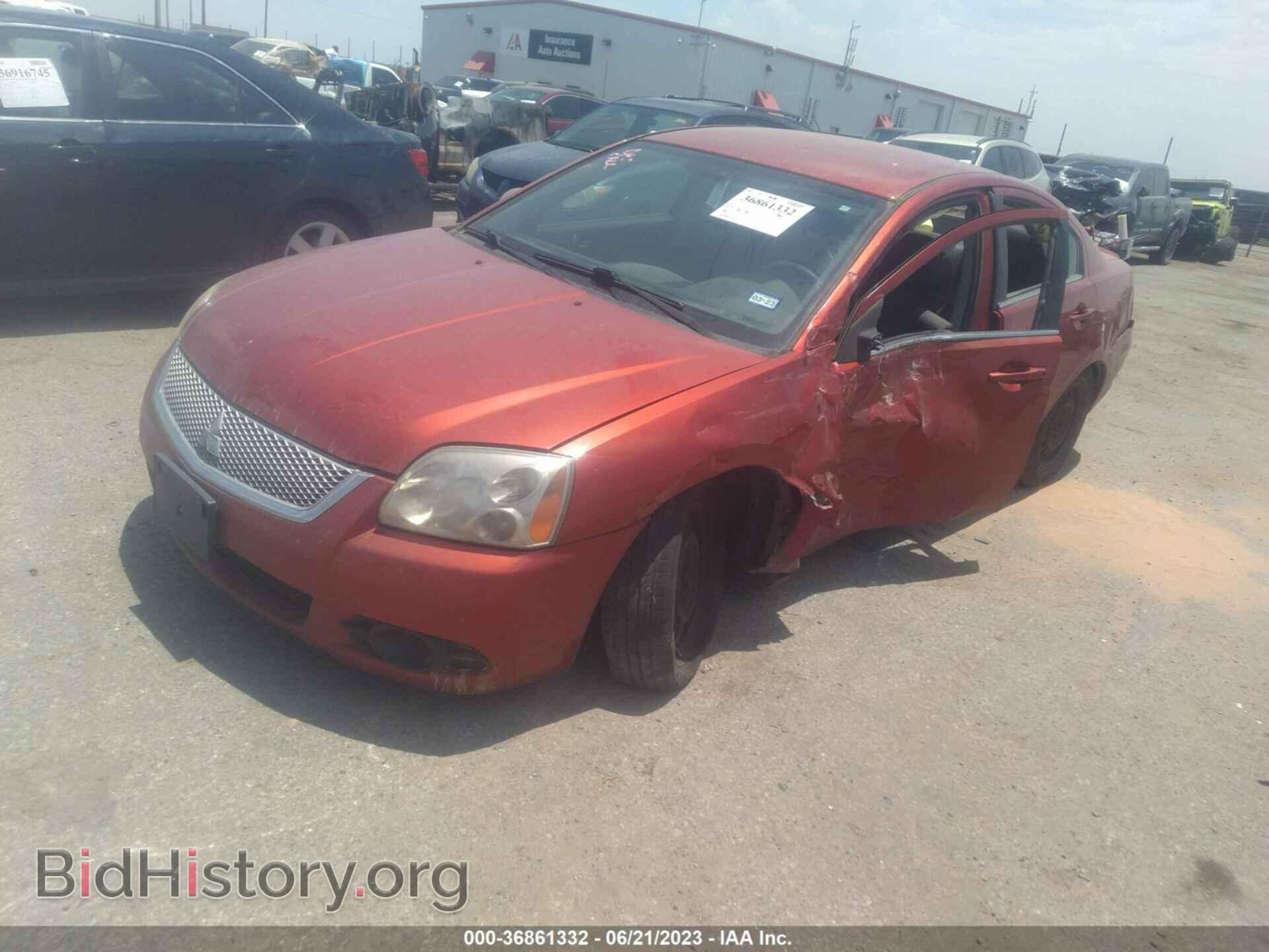 2012 MITSUBISHI GALANT - VIN: 4A32B3FF4CE022460 - Фото 2