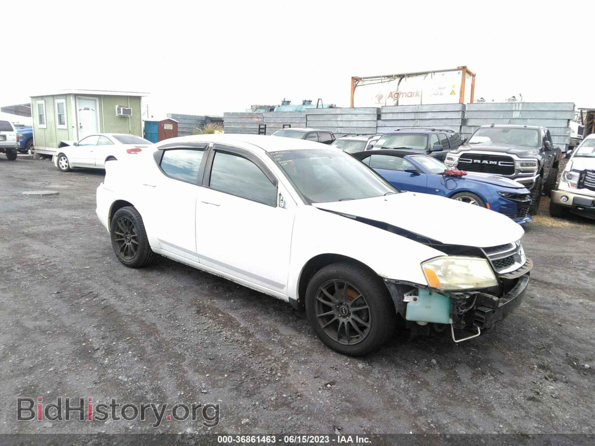 Фотография 1C3CDZCB6CN187016 - DODGE AVENGER 2012