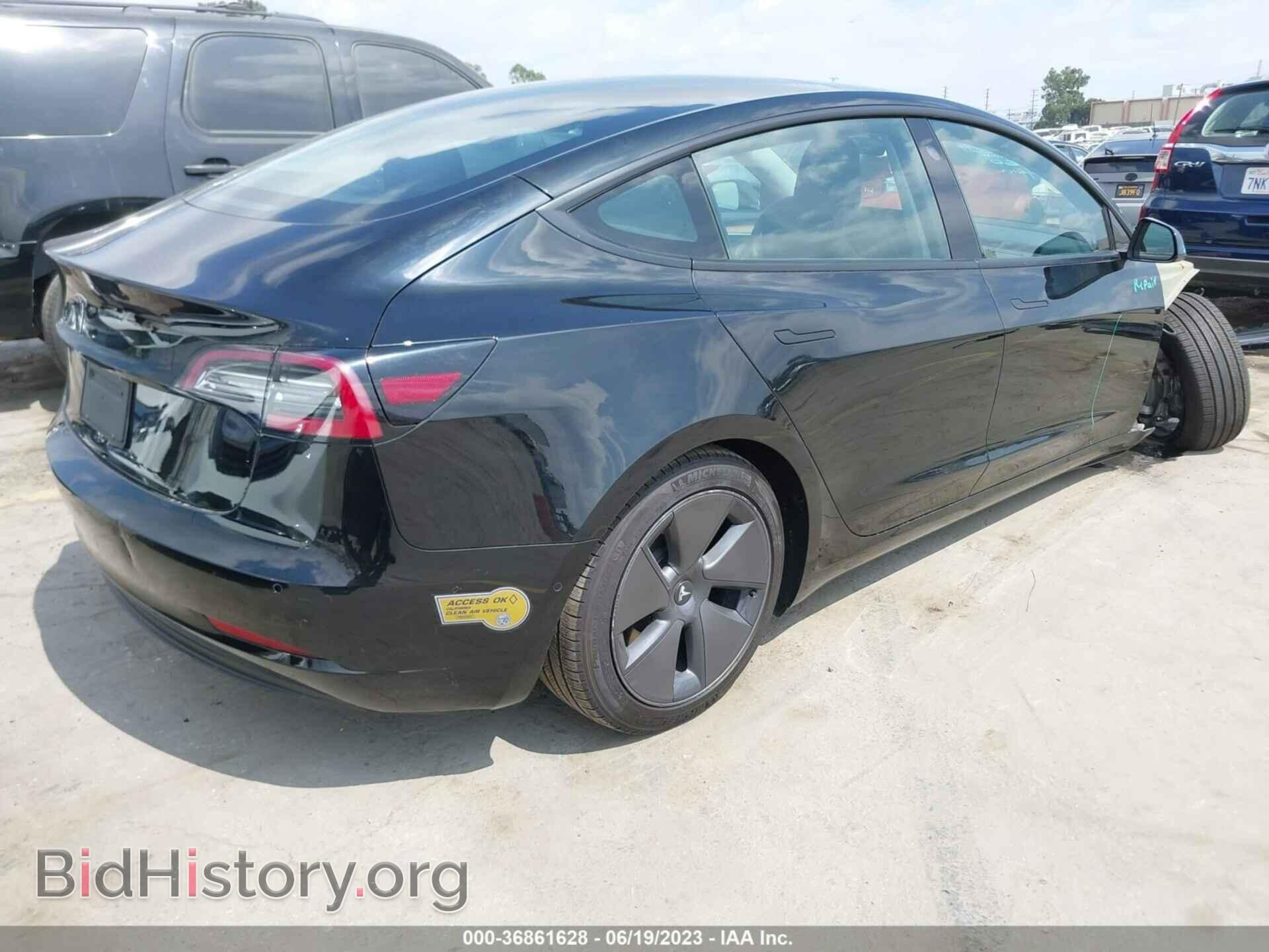 2022 TESLA MODEL 3 - VIN: 5YJ3E1EA4NF333431 - Фото 4