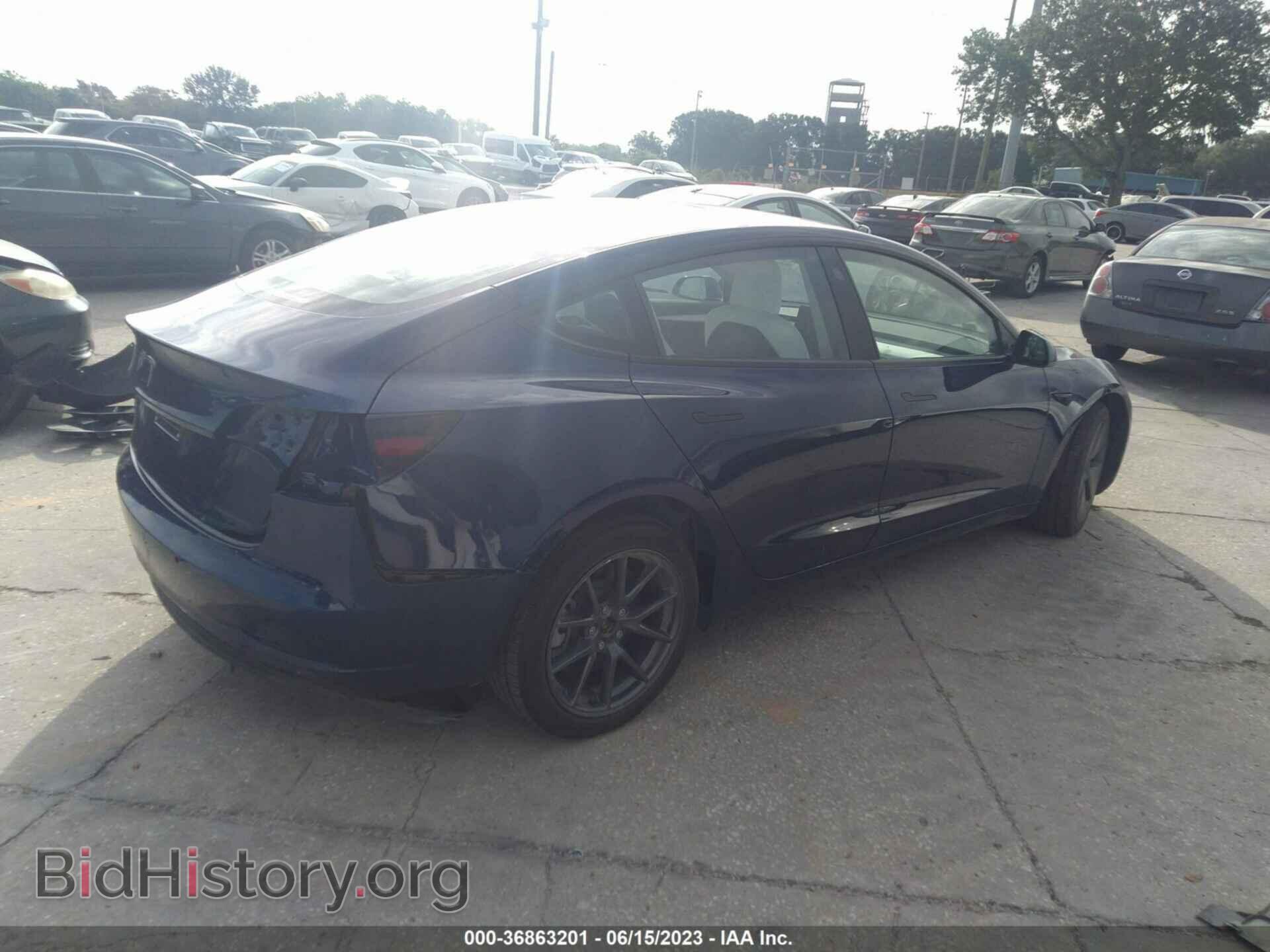 2022 TESLA MODEL 3 - VIN: 5YJ3E1EA3NF314837 - Фото 4