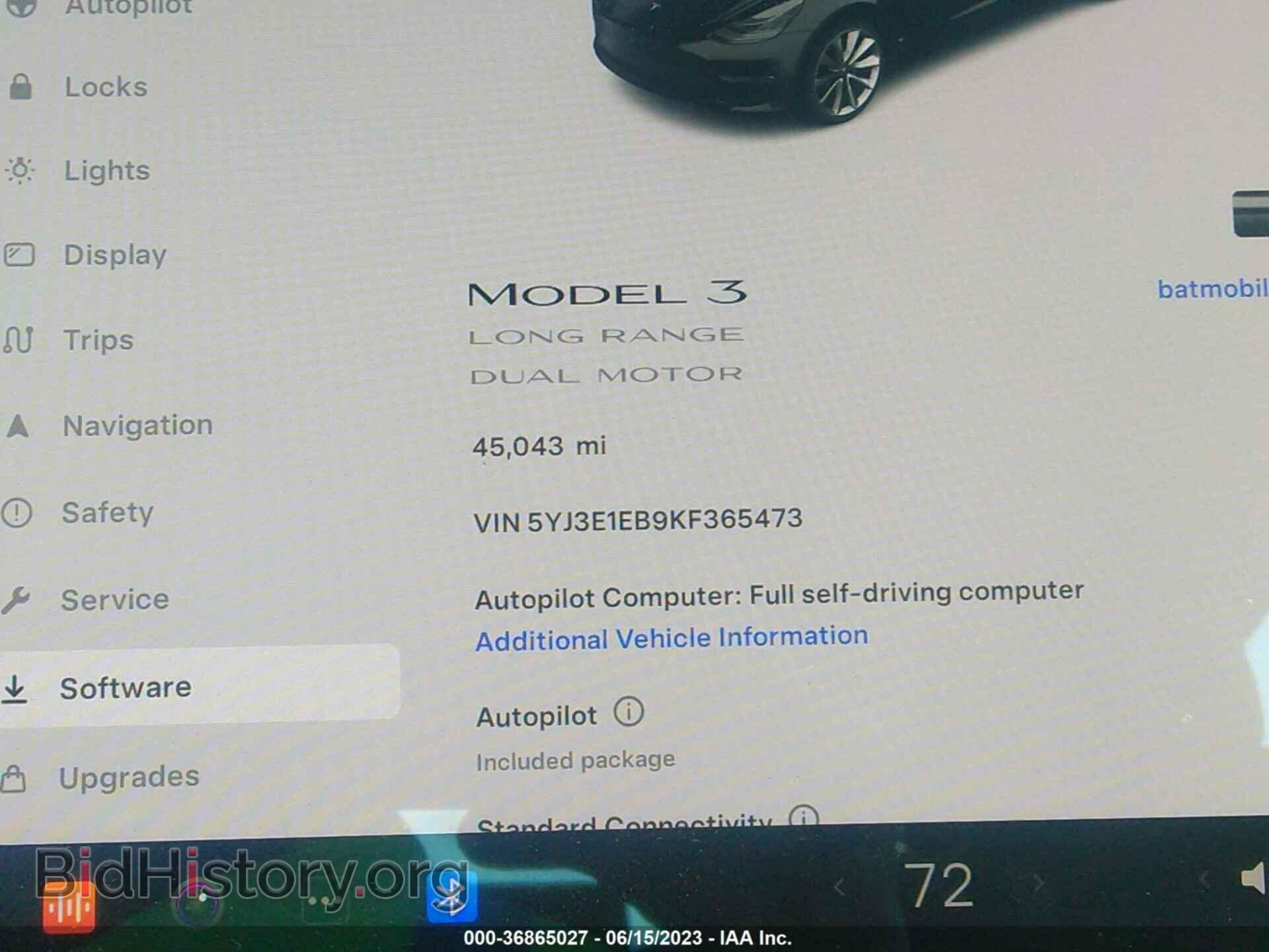 2019 TESLA MODEL 3 - VIN: 5YJ3E1EB9KF365473 - Фото 14