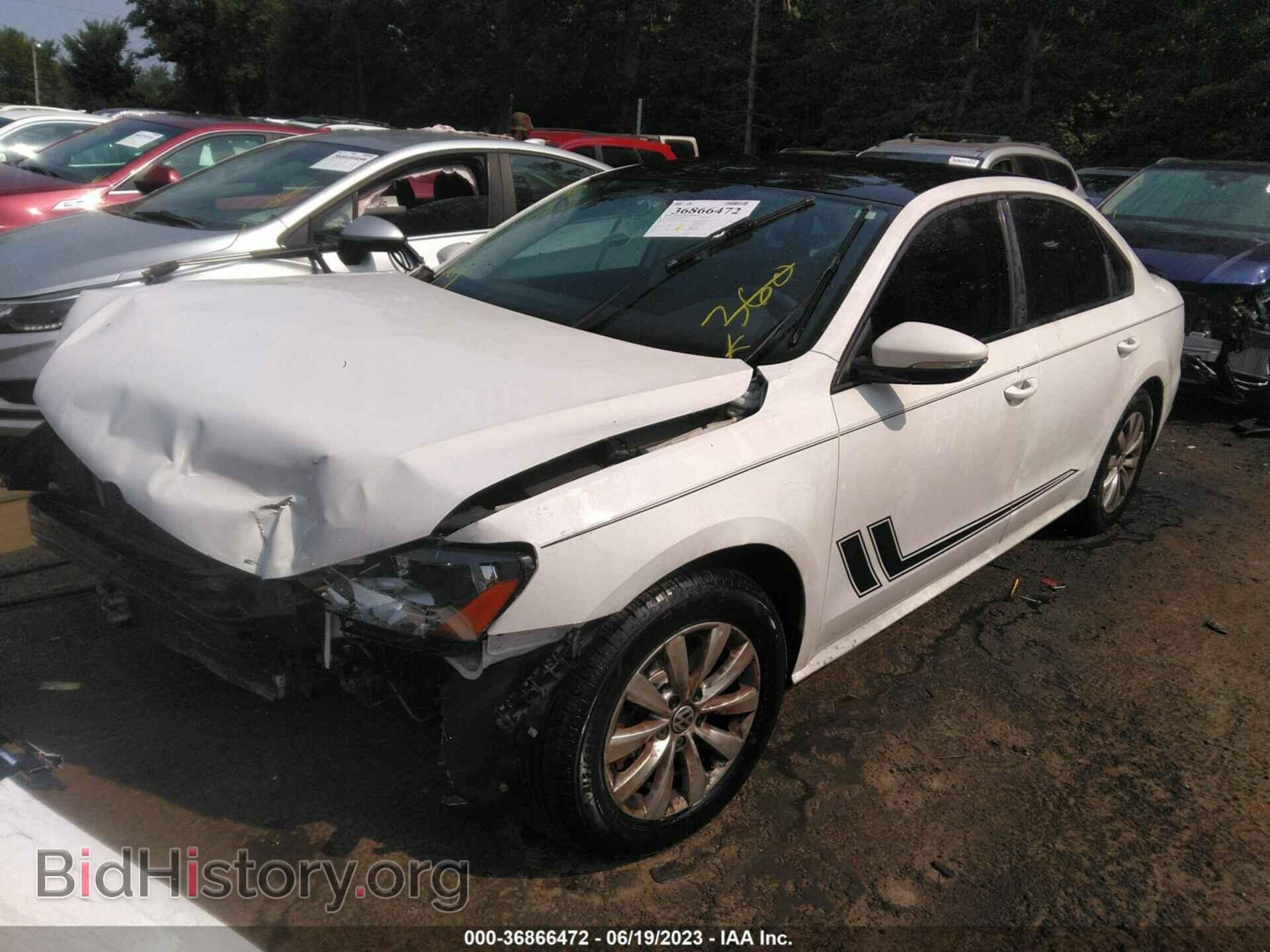2012 VOLKSWAGEN PASSAT - VIN: 1VWAP7A38CC039789 - Фото 2