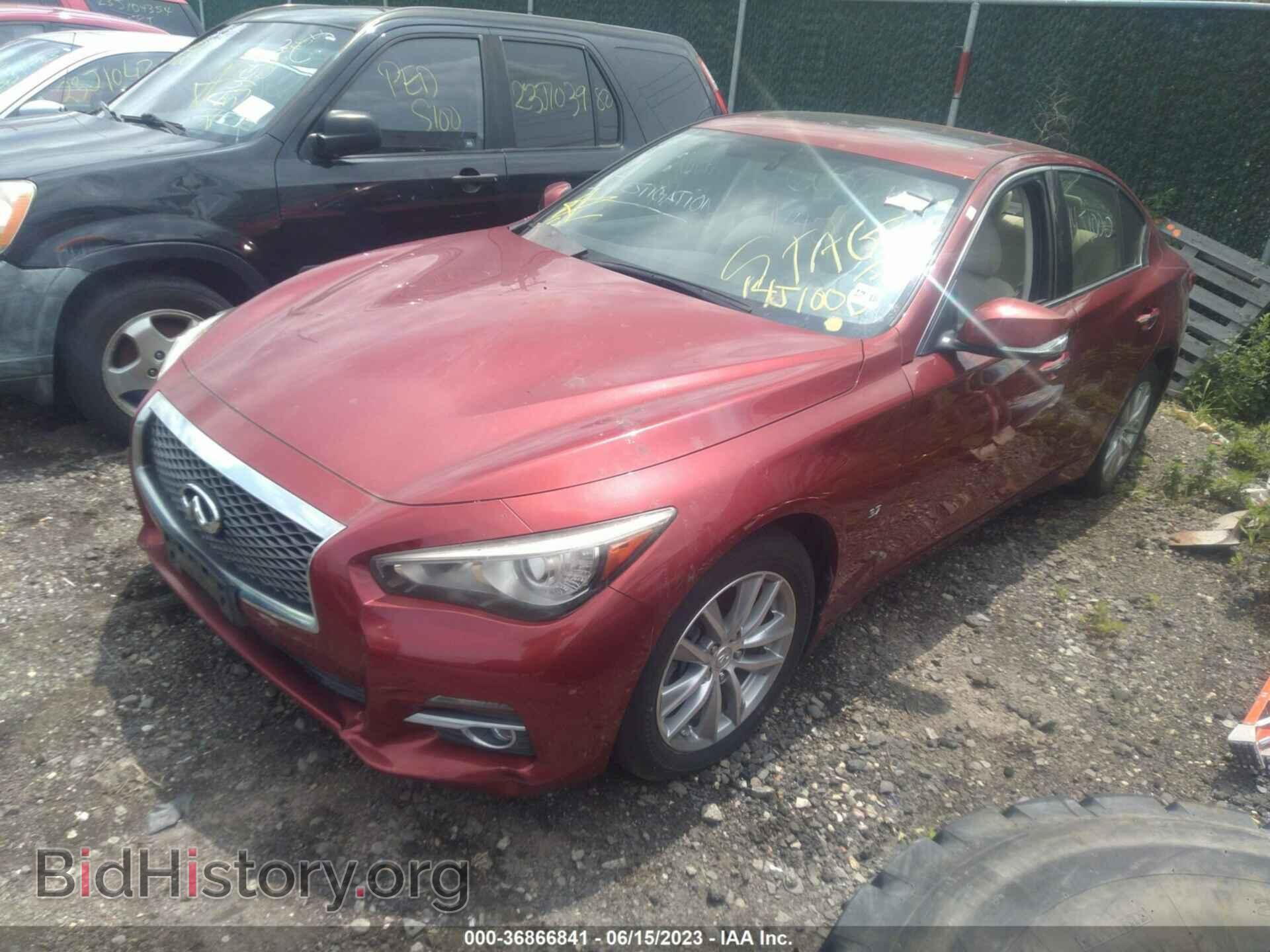 2014 INFINITI Q50 - VIN: JN1BV7AR5EM693473 - Фото 2