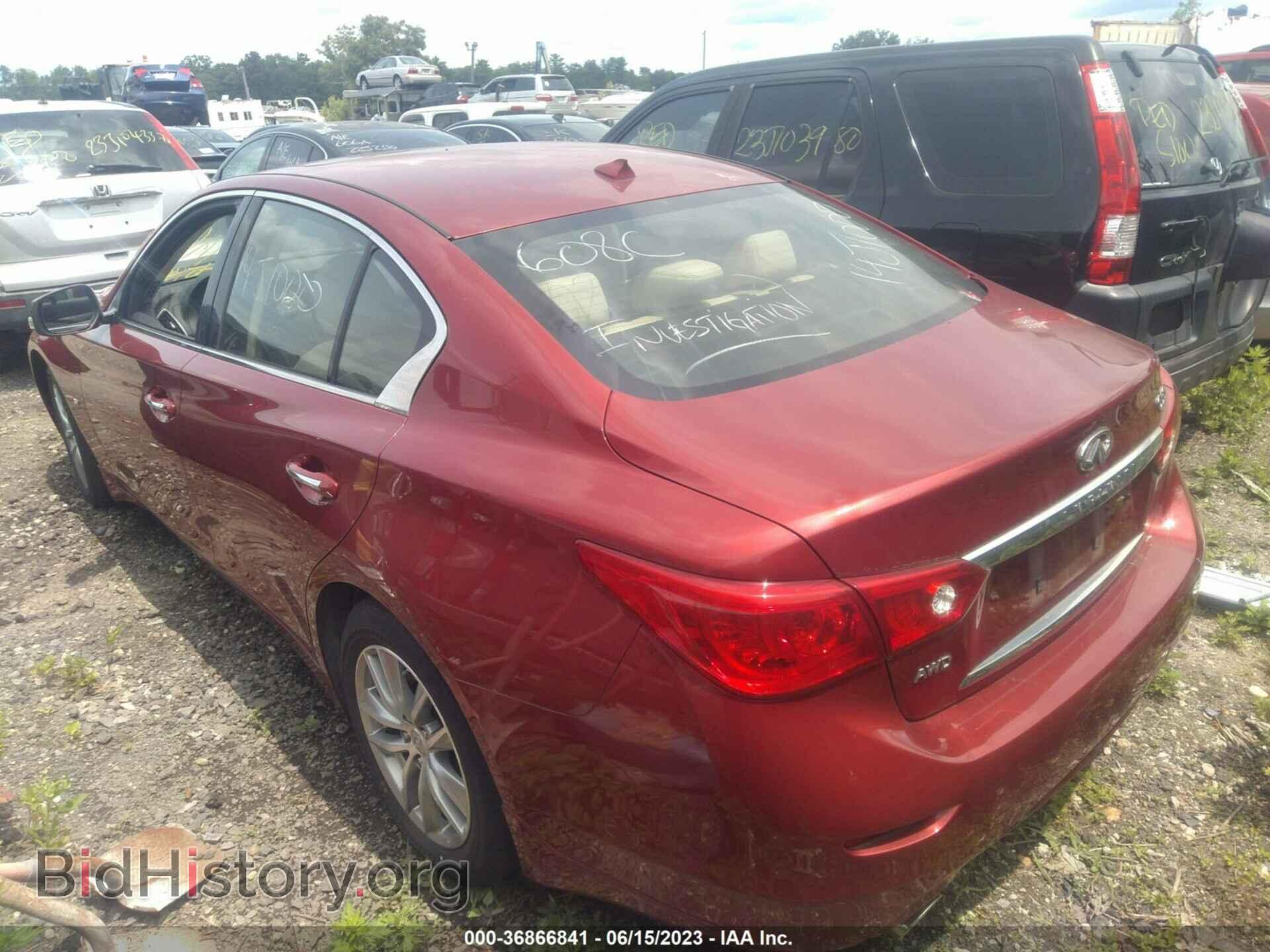 2014 INFINITI Q50 - VIN: JN1BV7AR5EM693473 - Фото 3