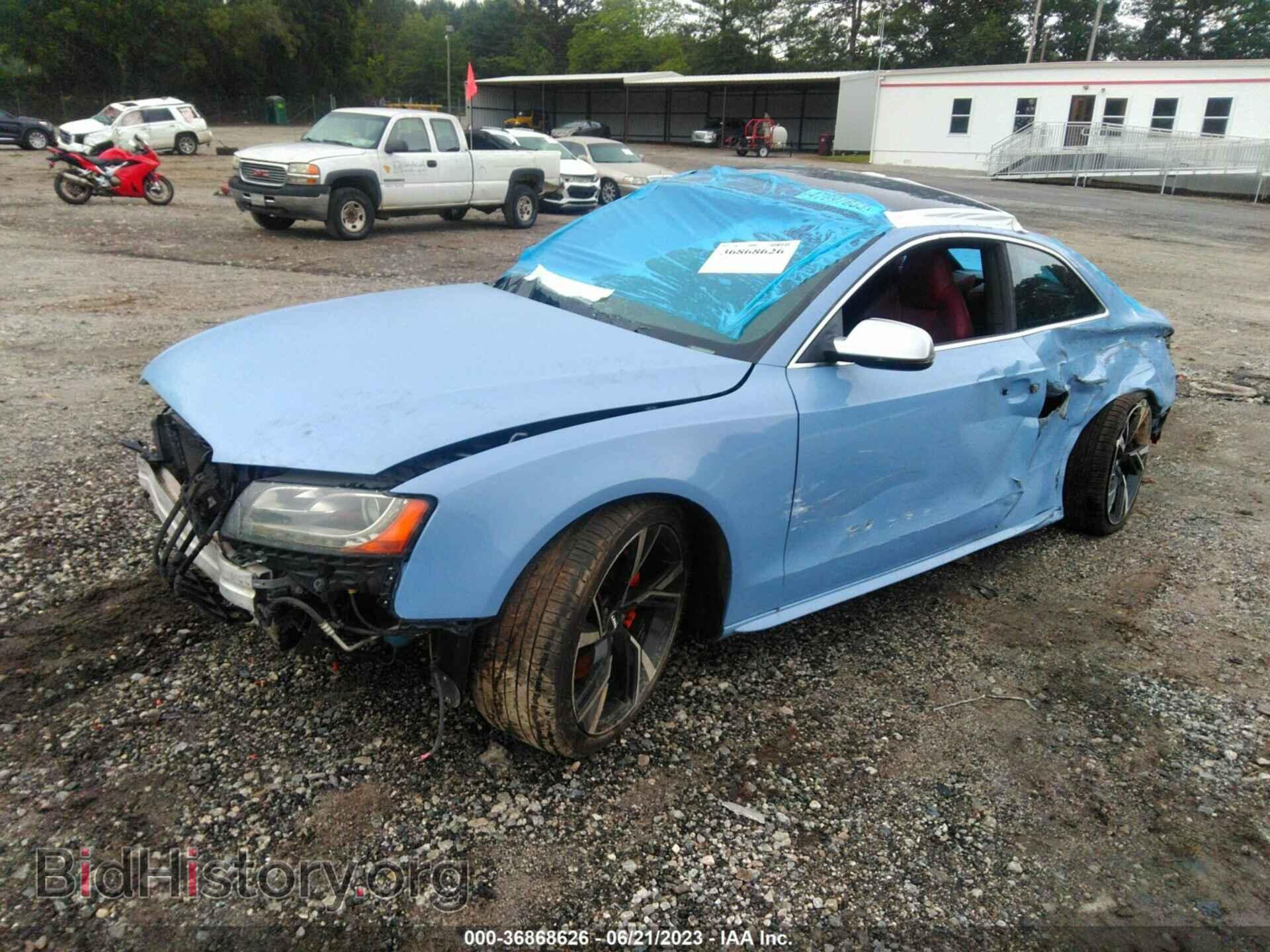 2011 AUDI S5 - VIN: WAUCVAFR9BA062503 - Фото 2