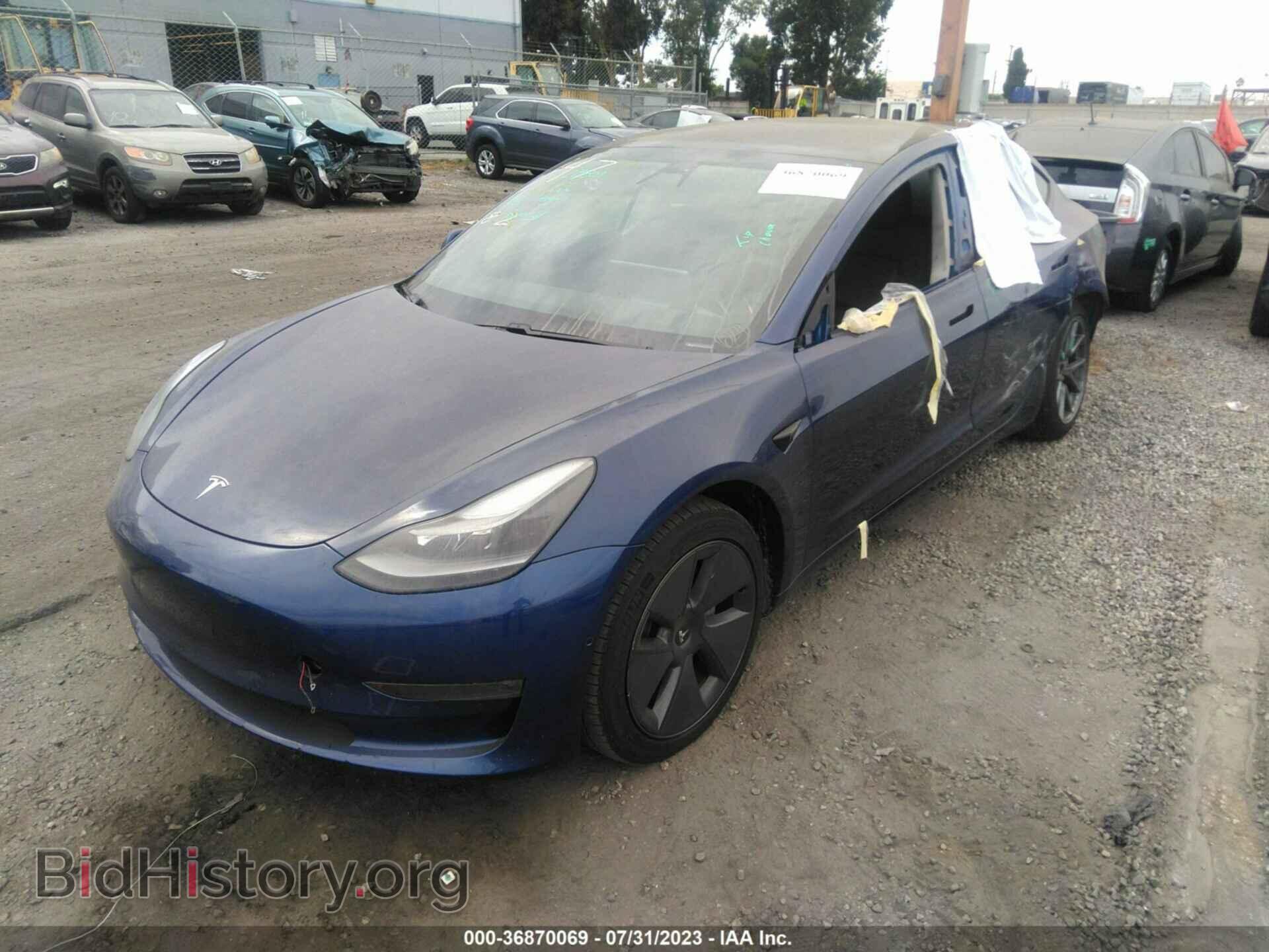 2021 TESLA MODEL 3 - VIN: 5YJ3E1EBXMF995733 - Фото 2