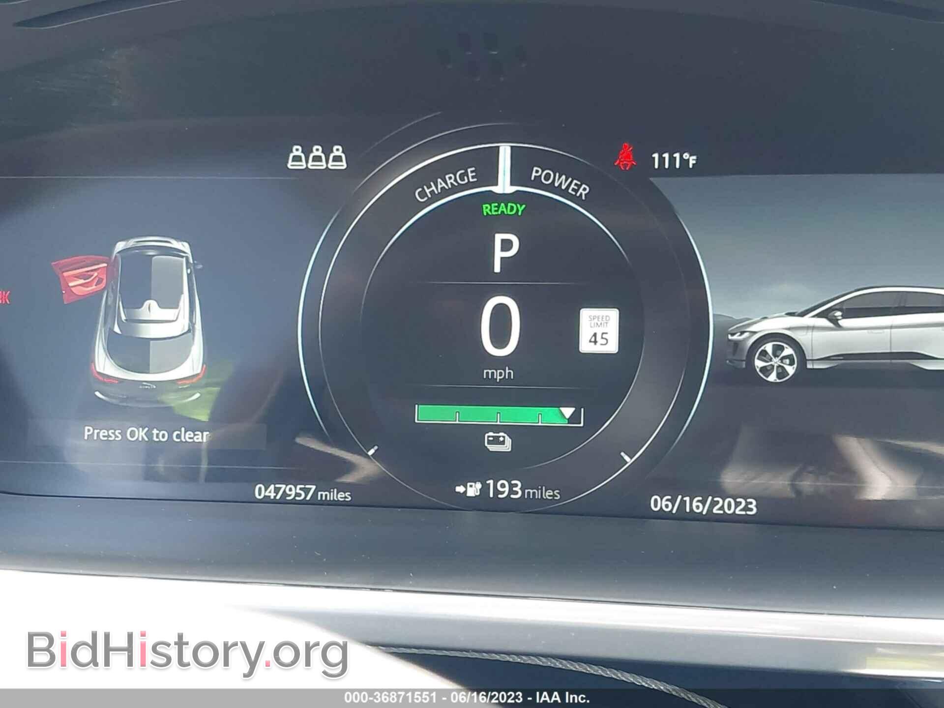 2019 JAGUAR I-PACE - VIN: SADHD2S15K1F66099 - Фото 7
