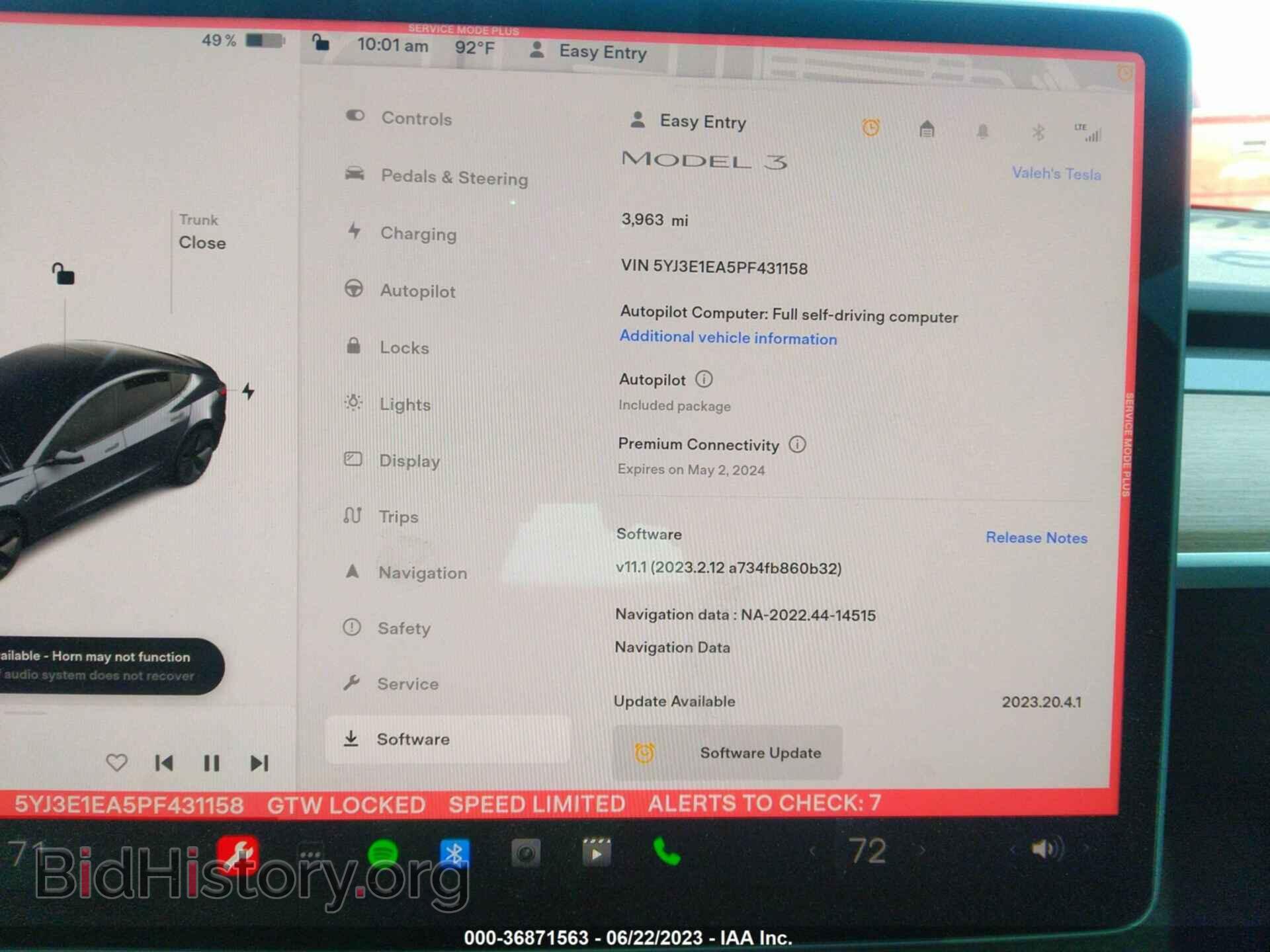 2023 TESLA MODEL 3 - VIN: 5YJ3E1EA5PF431158 - Фото 17
