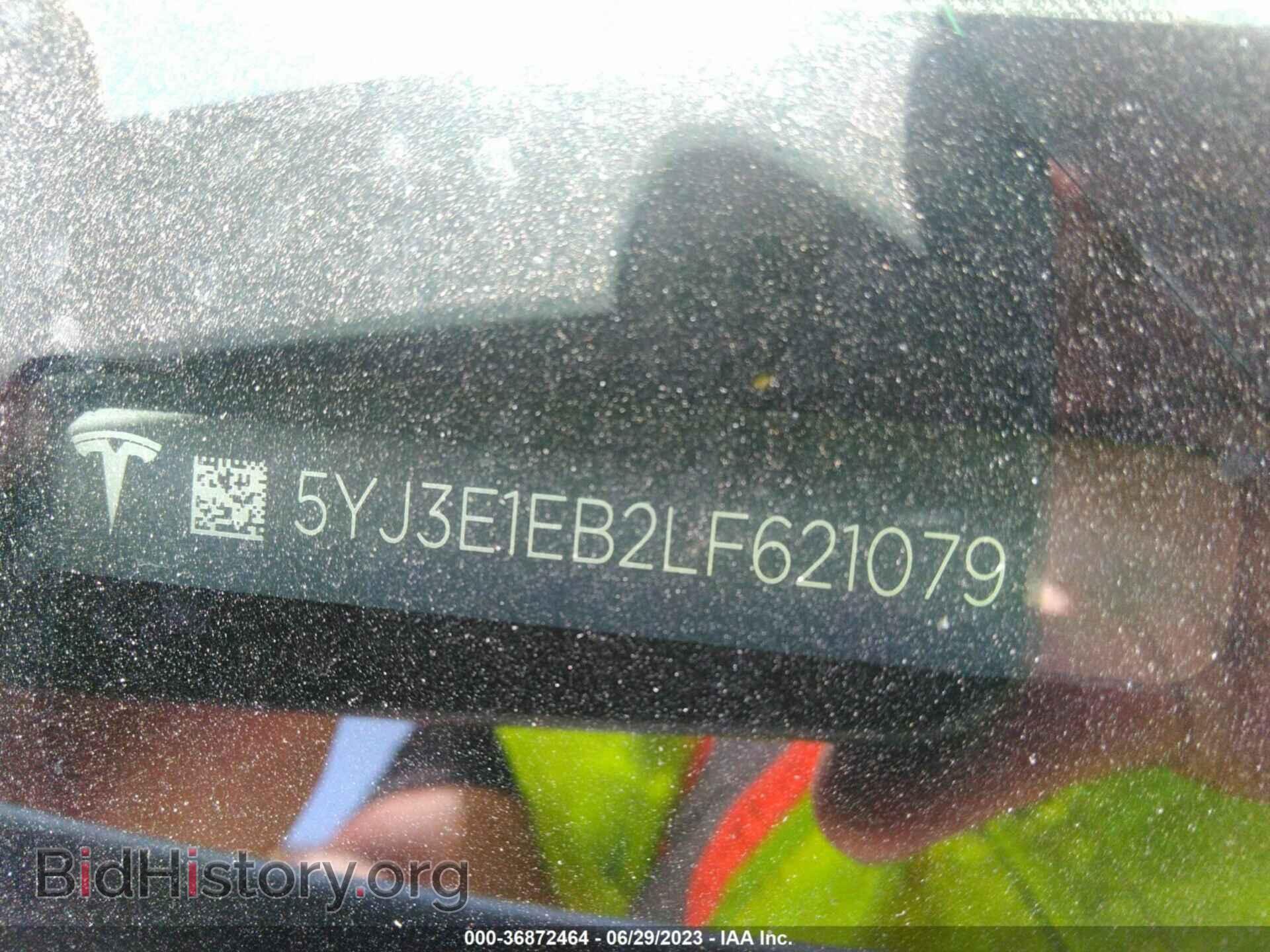 2020 TESLA MODEL 3 - VIN: 5YJ3E1EB2LF621079 - Фото 9