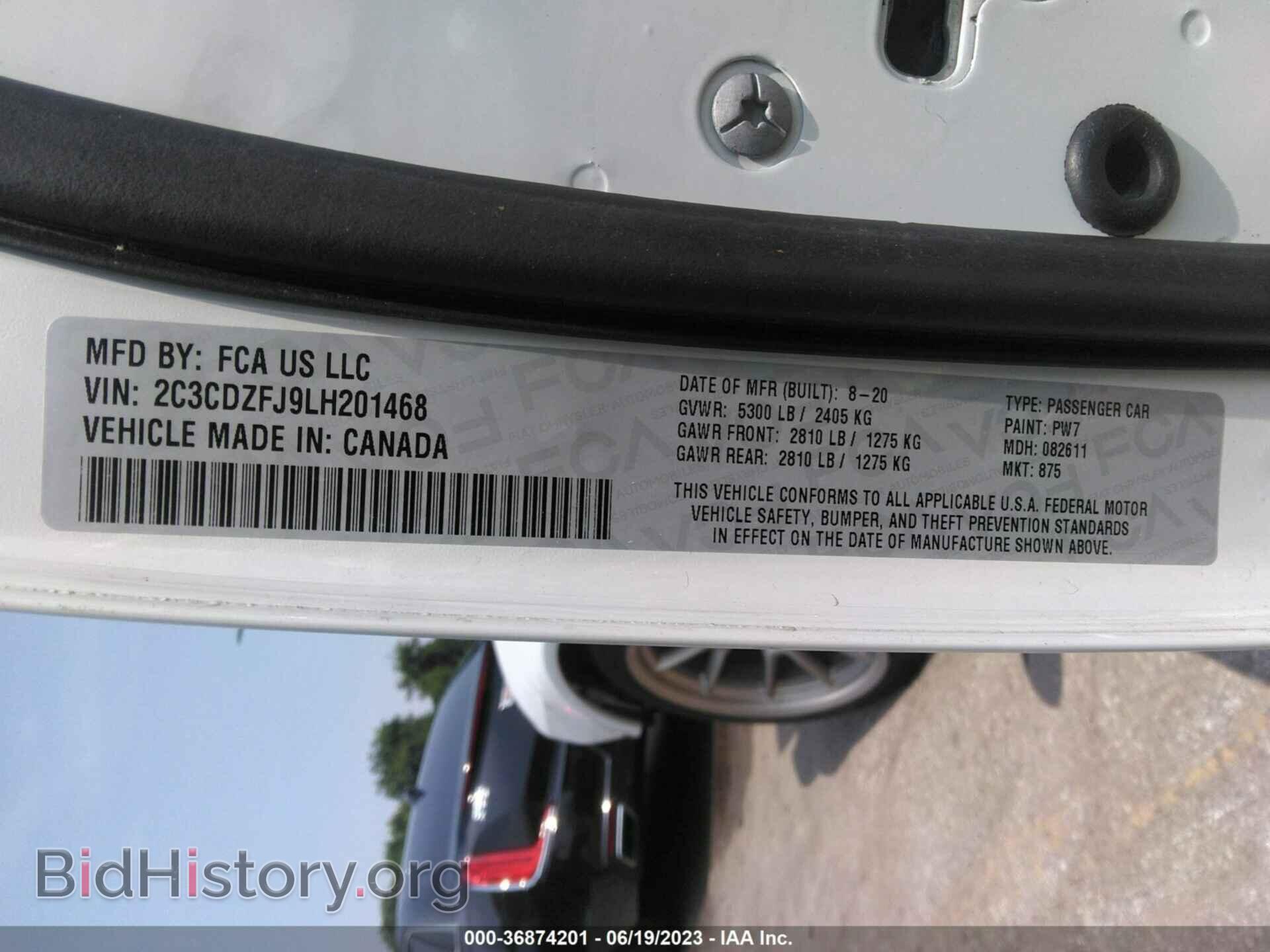 2020 DODGE CHALLENGER - VIN: 2C3CDZFJ9LH201468 - Photo 9