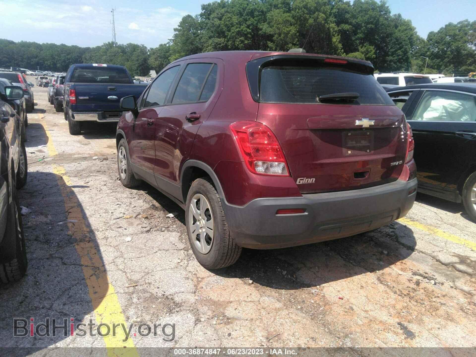 2016 CHEVROLET TRAX - VIN: 3GNCJKSB5GL154390 - Фото 3