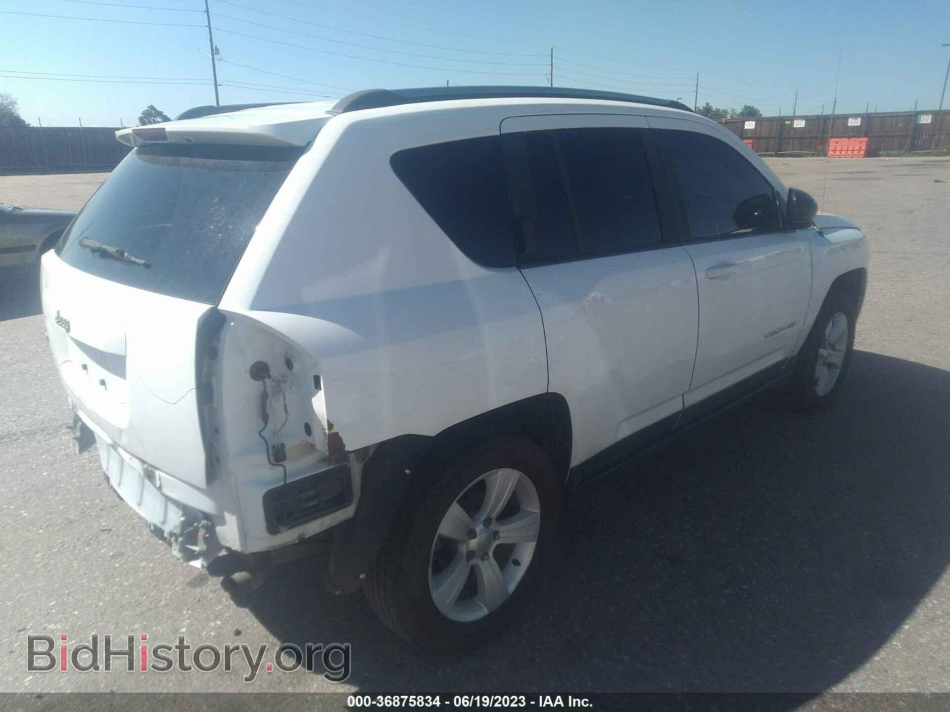 2013 JEEP COMPASS - VIN: 1C4NJDBB7DD243652 - Фото 4