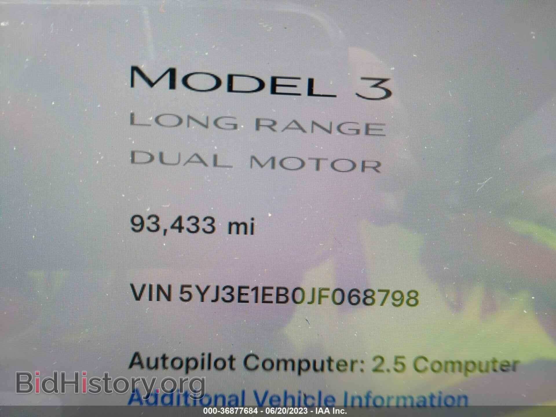 2018 TESLA MODEL 3 - VIN: 5YJ3E1EB0JF068798 - Фото 14