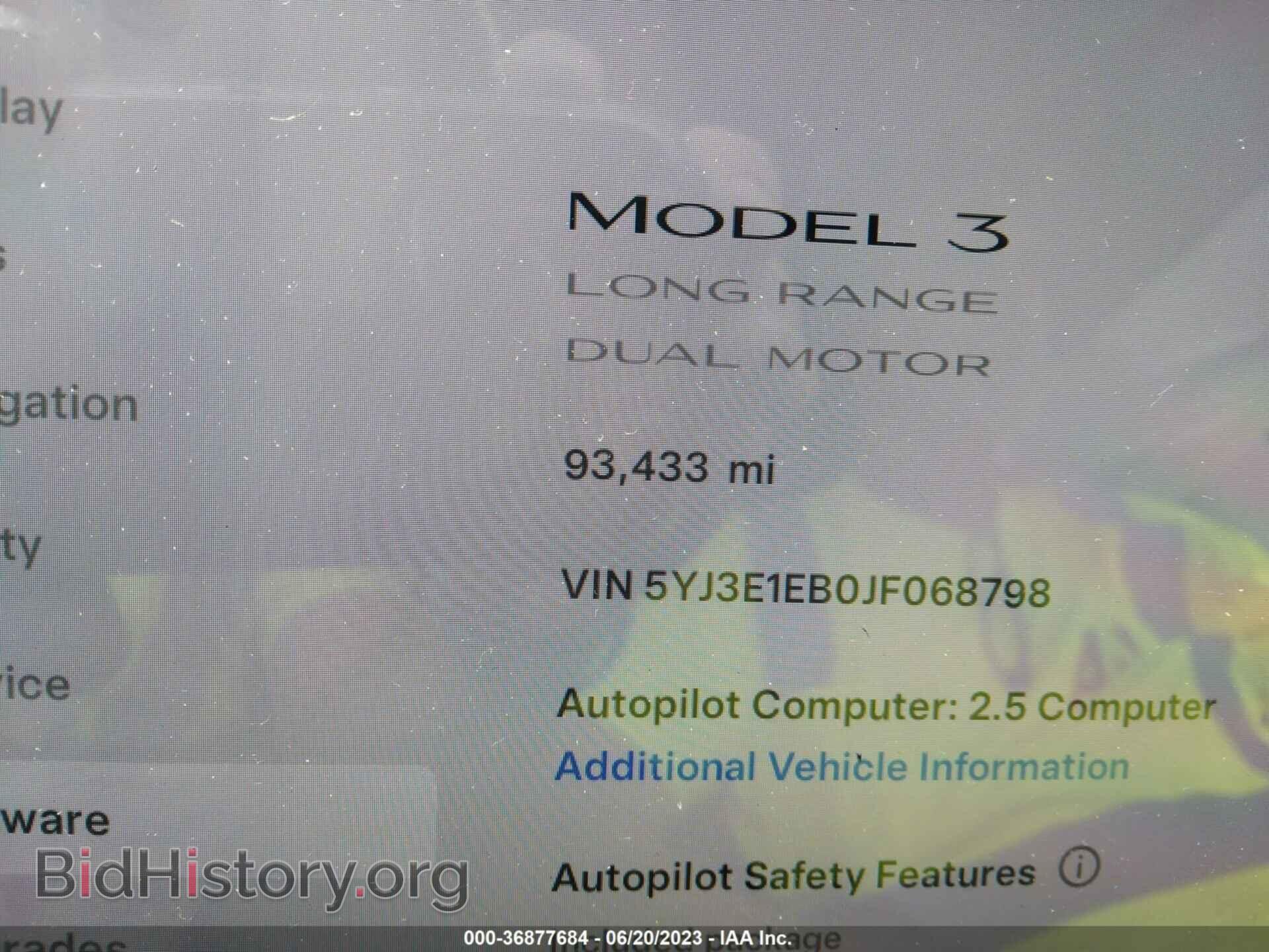 2018 TESLA MODEL 3 - VIN: 5YJ3E1EB0JF068798 - Фото 7