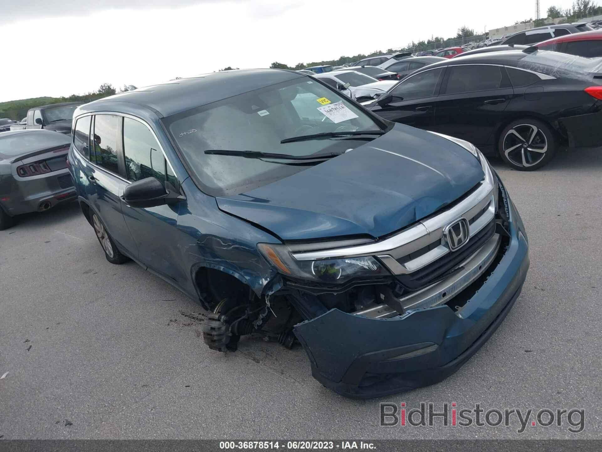 Photo 5FNYF5H10KB026839 - HONDA PILOT 2019