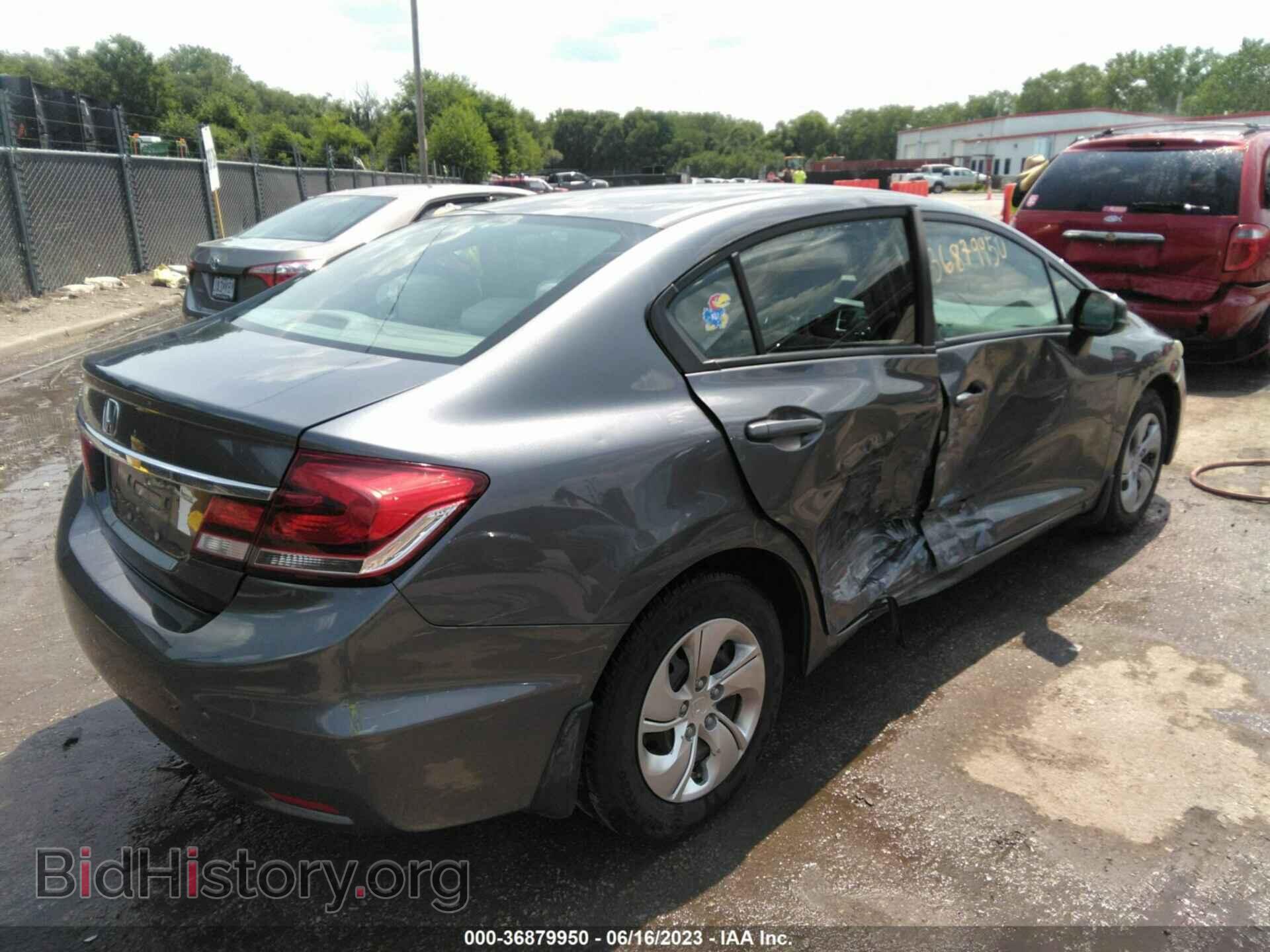 2013 HONDA CIVIC - VIN: 19XFB2F53DE027807 - Фото 4