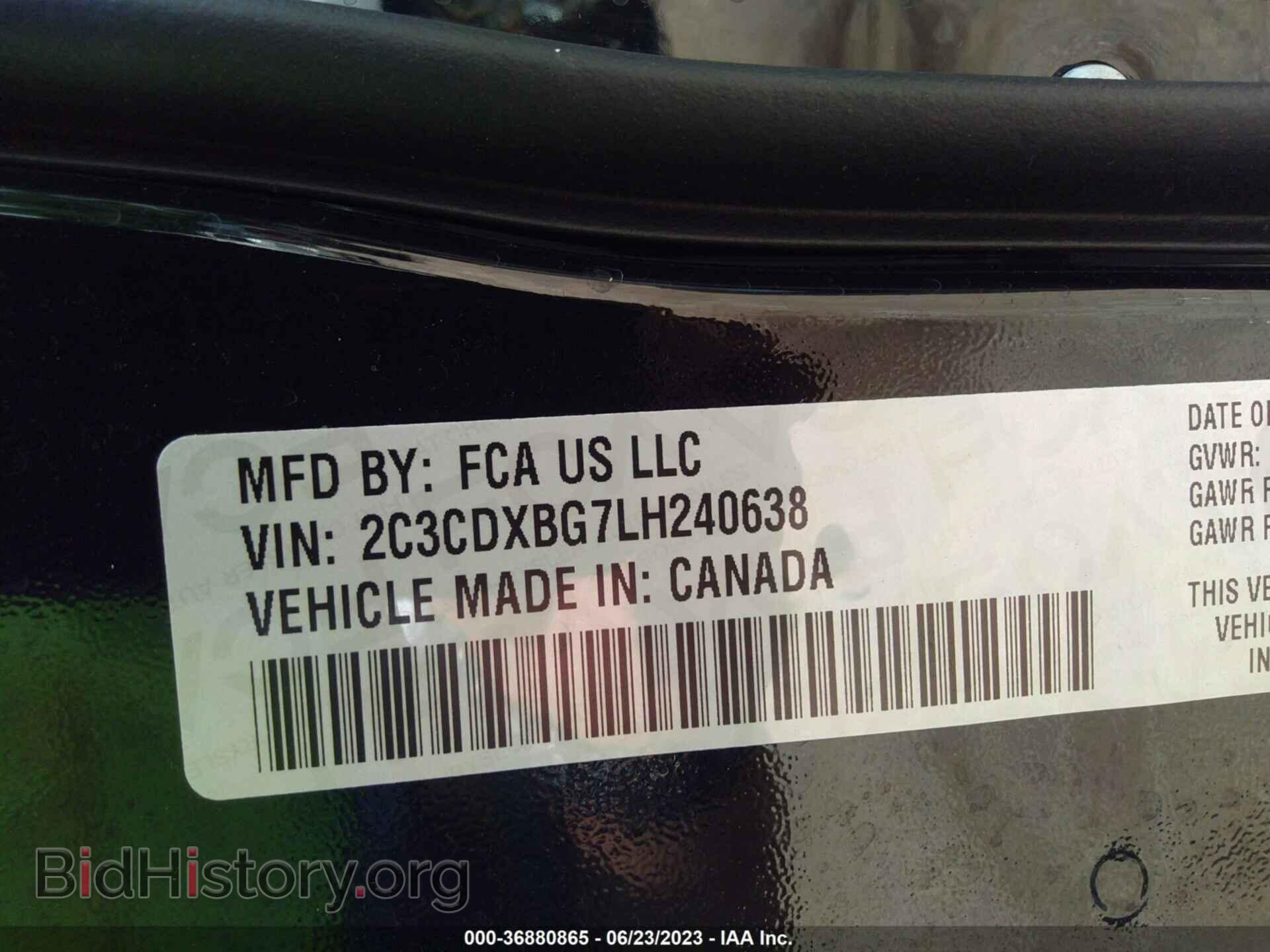 2020 DODGE CHARGER - VIN: 2C3CDXBG7LH240638 - Фото 9