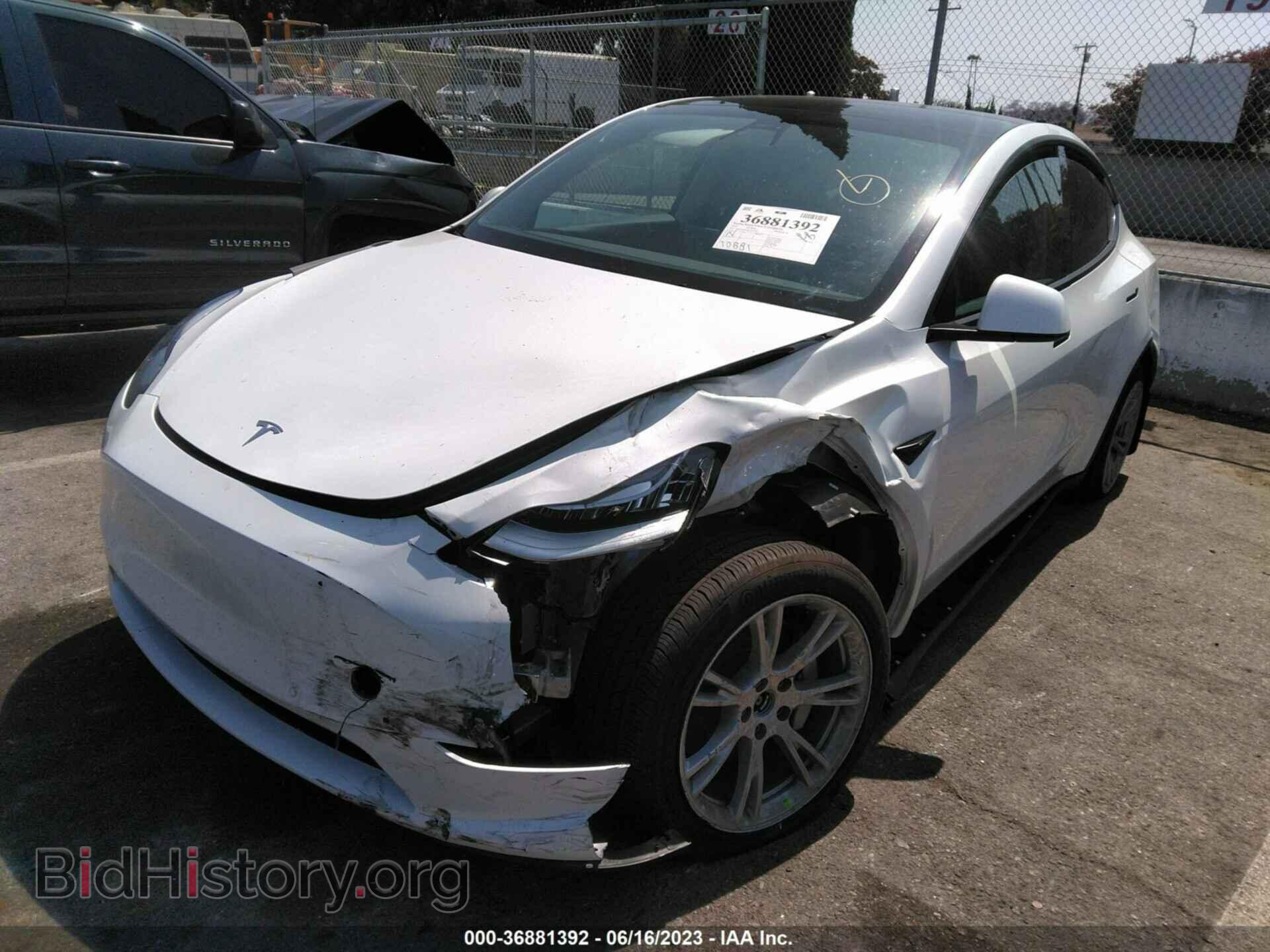 2022 TESLA MODEL Y - VIN: 7SAYGDEE6NF423364 - Photo 2