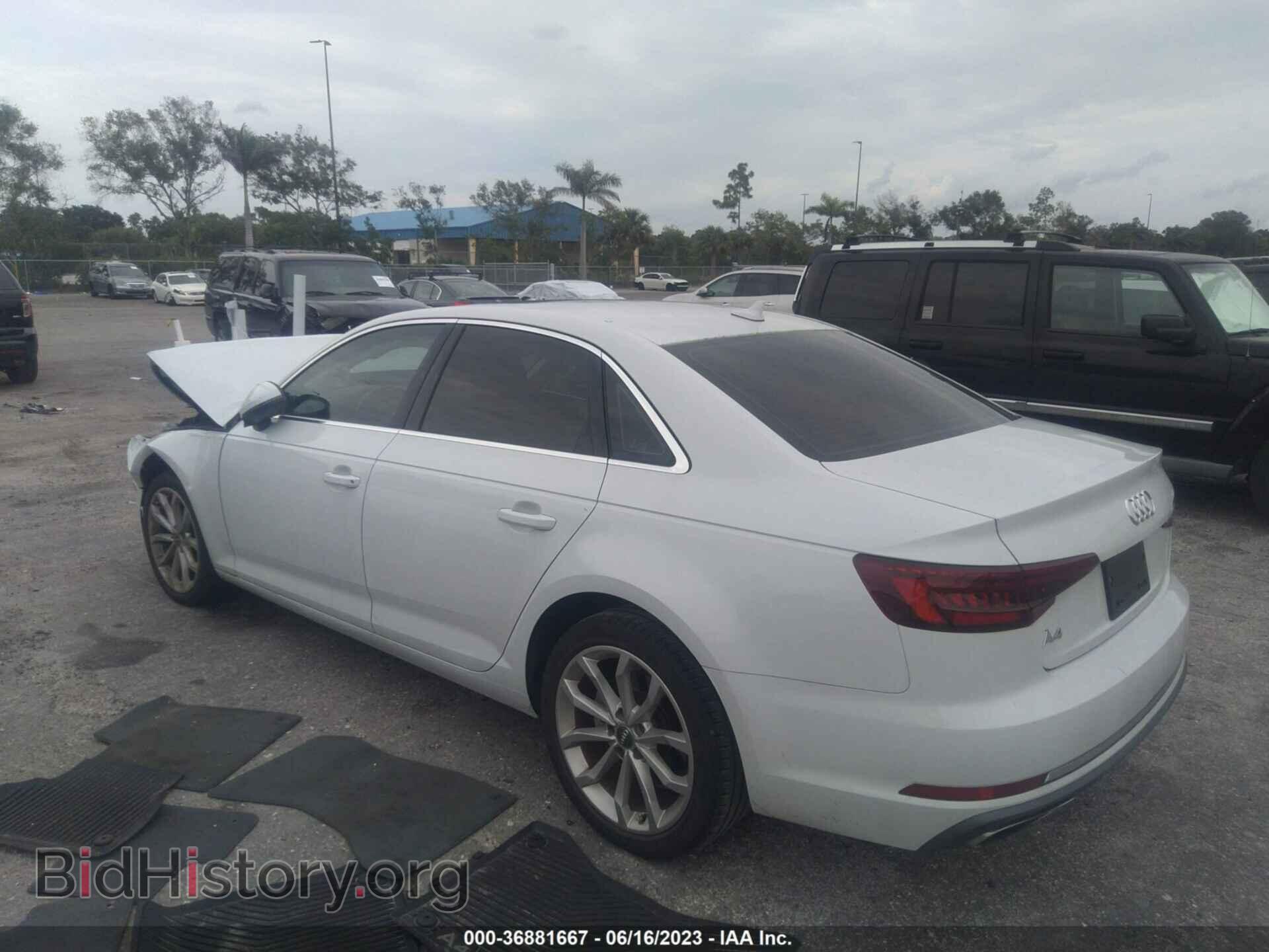 2019 AUDI A4 - VIN: WAUGMAF47KN001622 - Фото 3