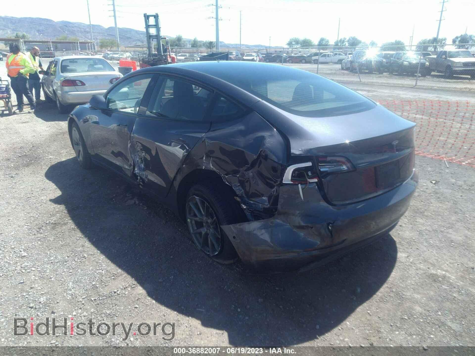 2022 TESLA MODEL 3 - VIN: 5YJ3E1EA3NF192769 - Фото 3