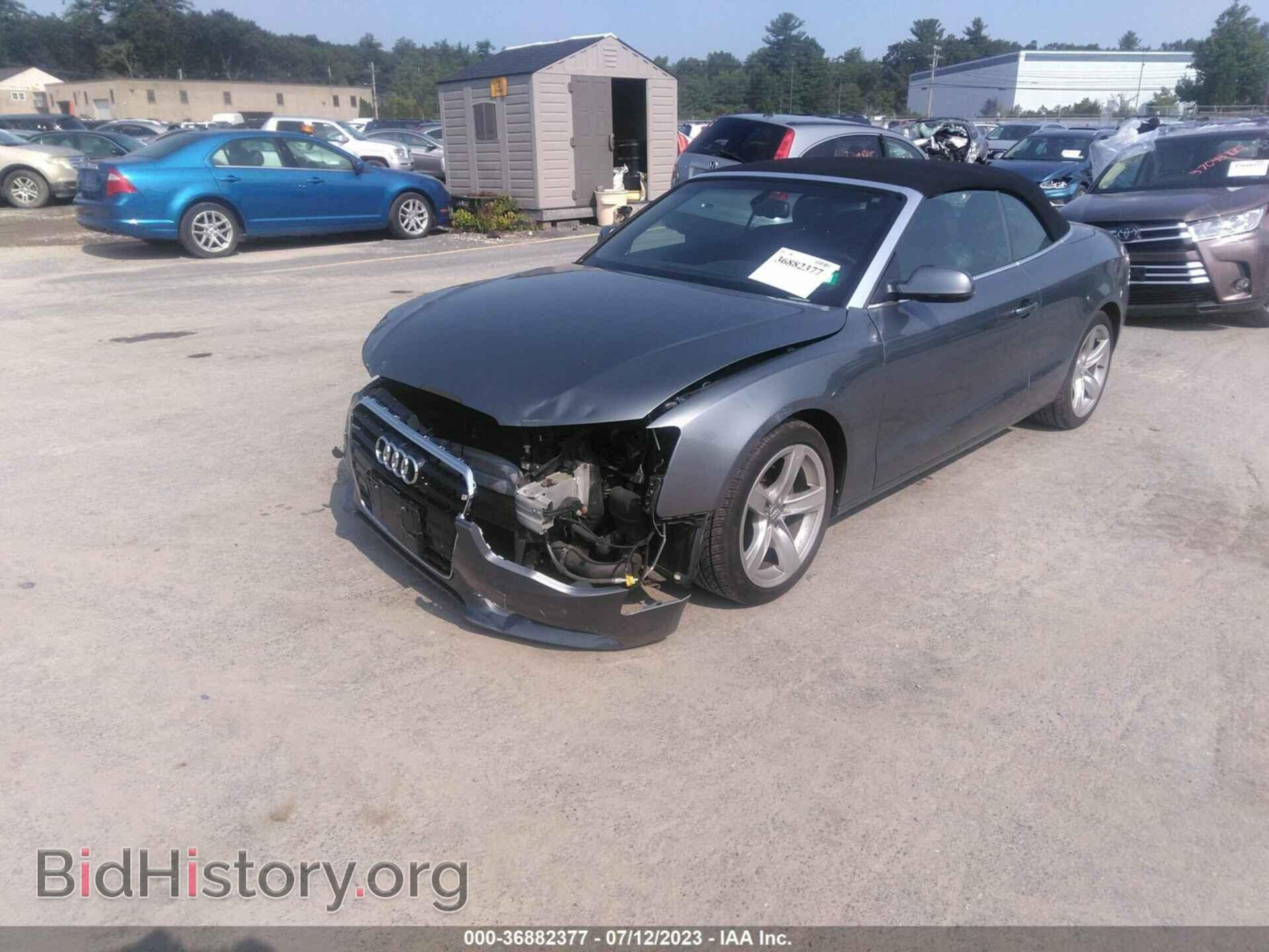 2013 AUDI A5 - VIN: WAULFAFH2DN008850 - Photo 2