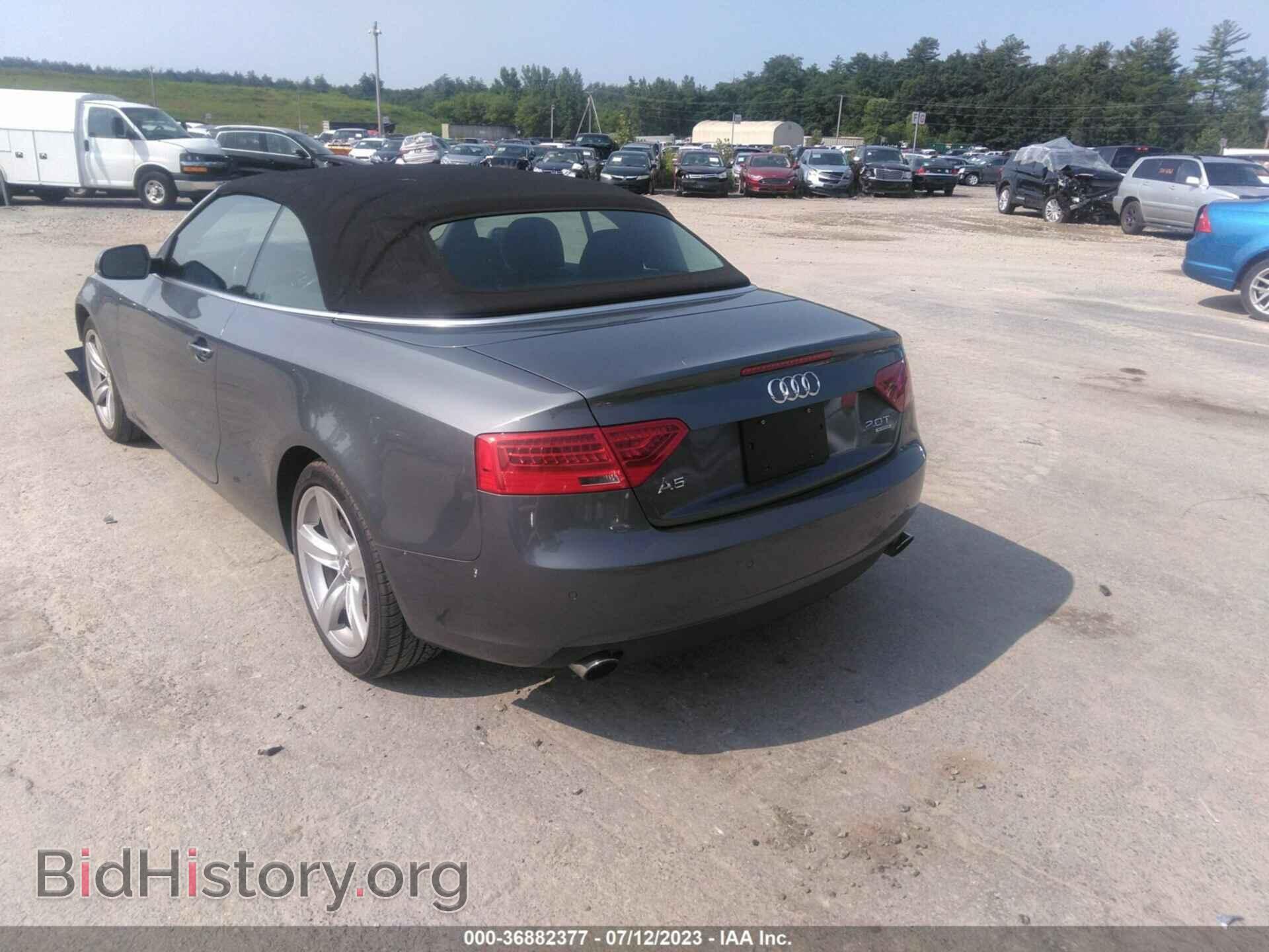 2013 AUDI A5 - VIN: WAULFAFH2DN008850 - Photo 3