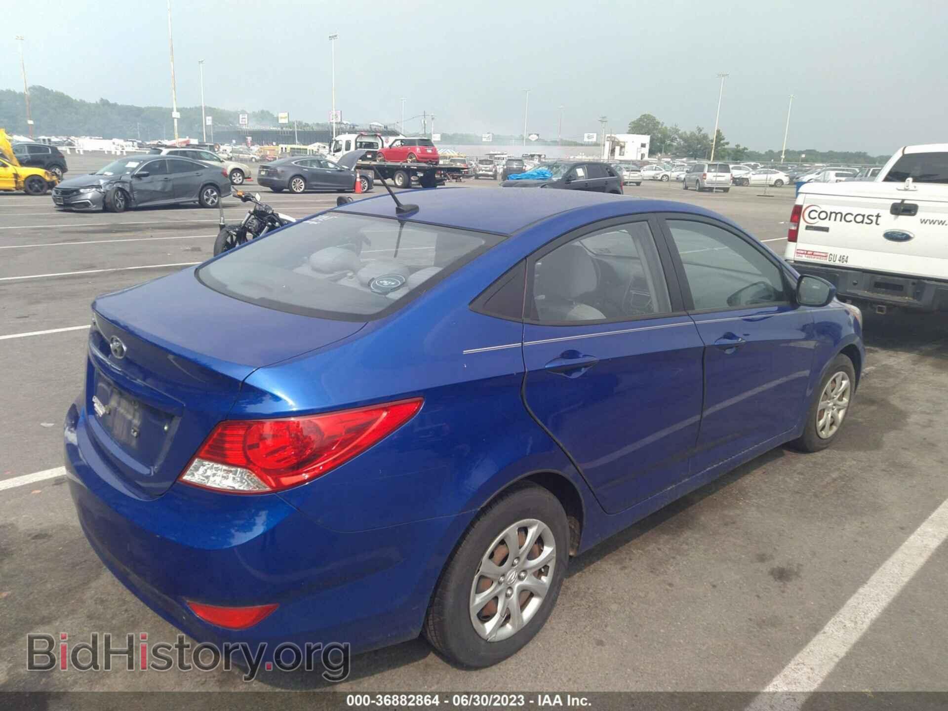 2013 HYUNDAI ACCENT - VIN: KMHCT4AE6DU562128 - Фото 4
