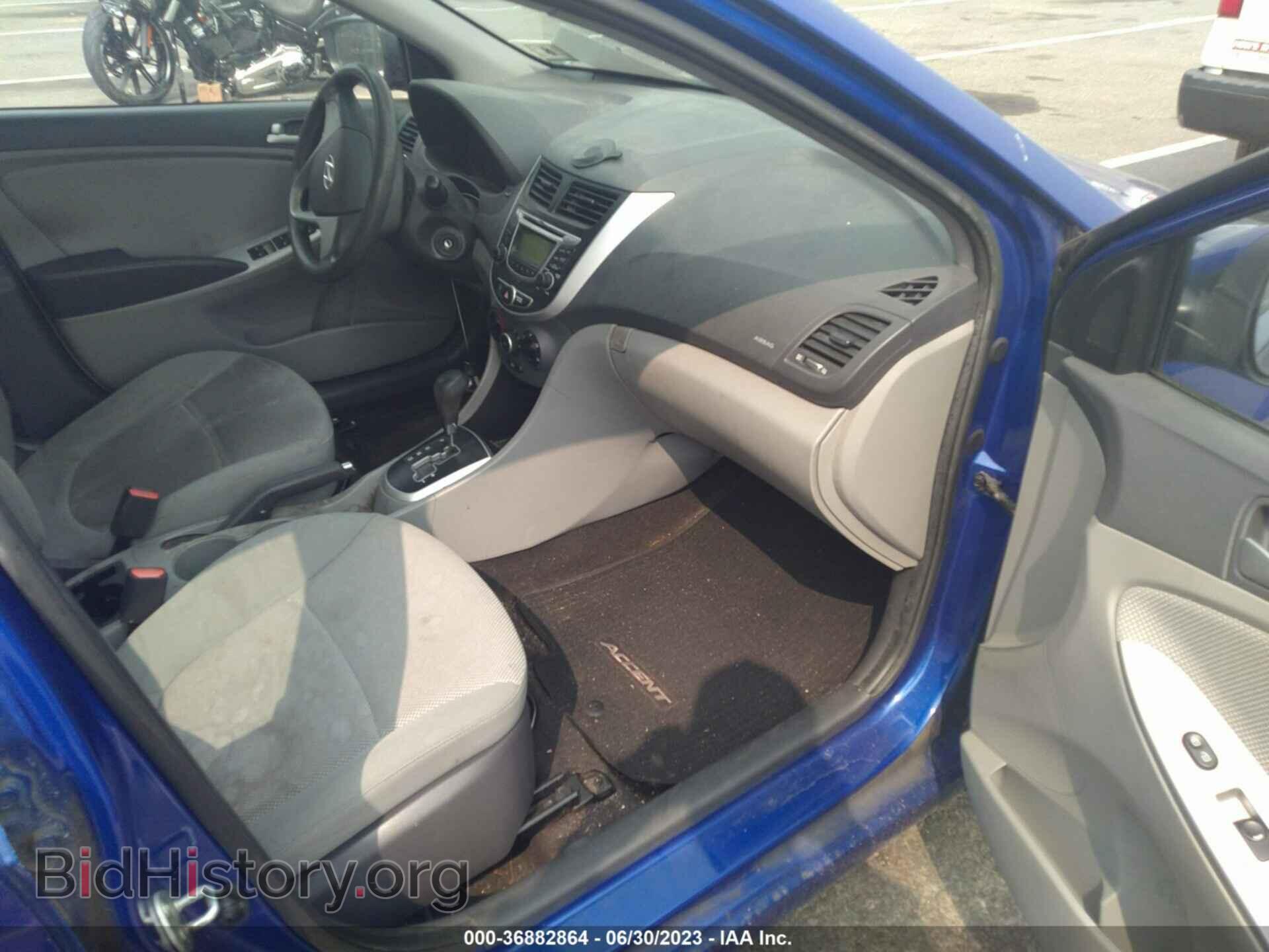 2013 HYUNDAI ACCENT - VIN: KMHCT4AE6DU562128 - Фото 5