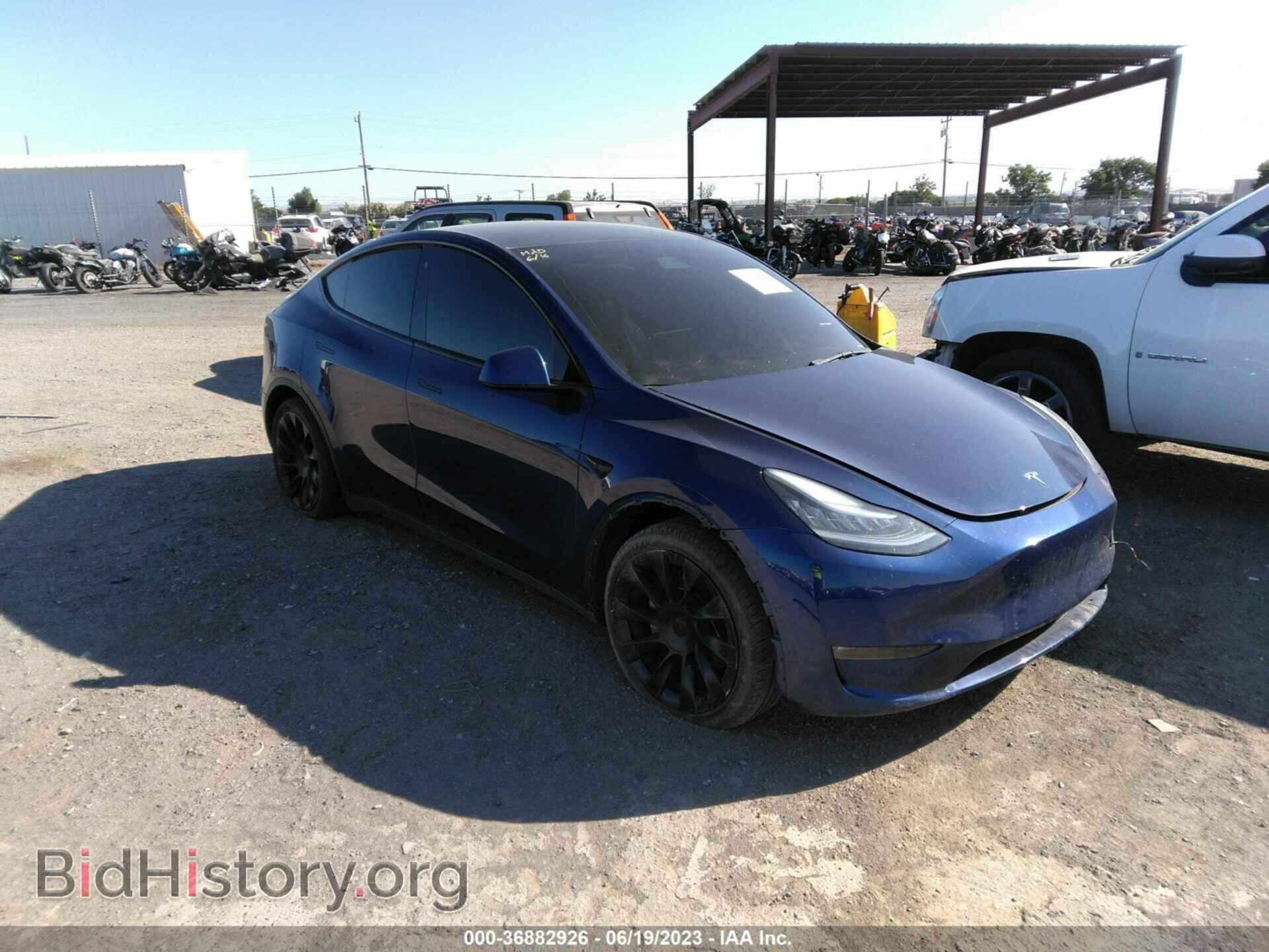Photo 5YJYGDED1MF132662 - TESLA MODEL Y 2021